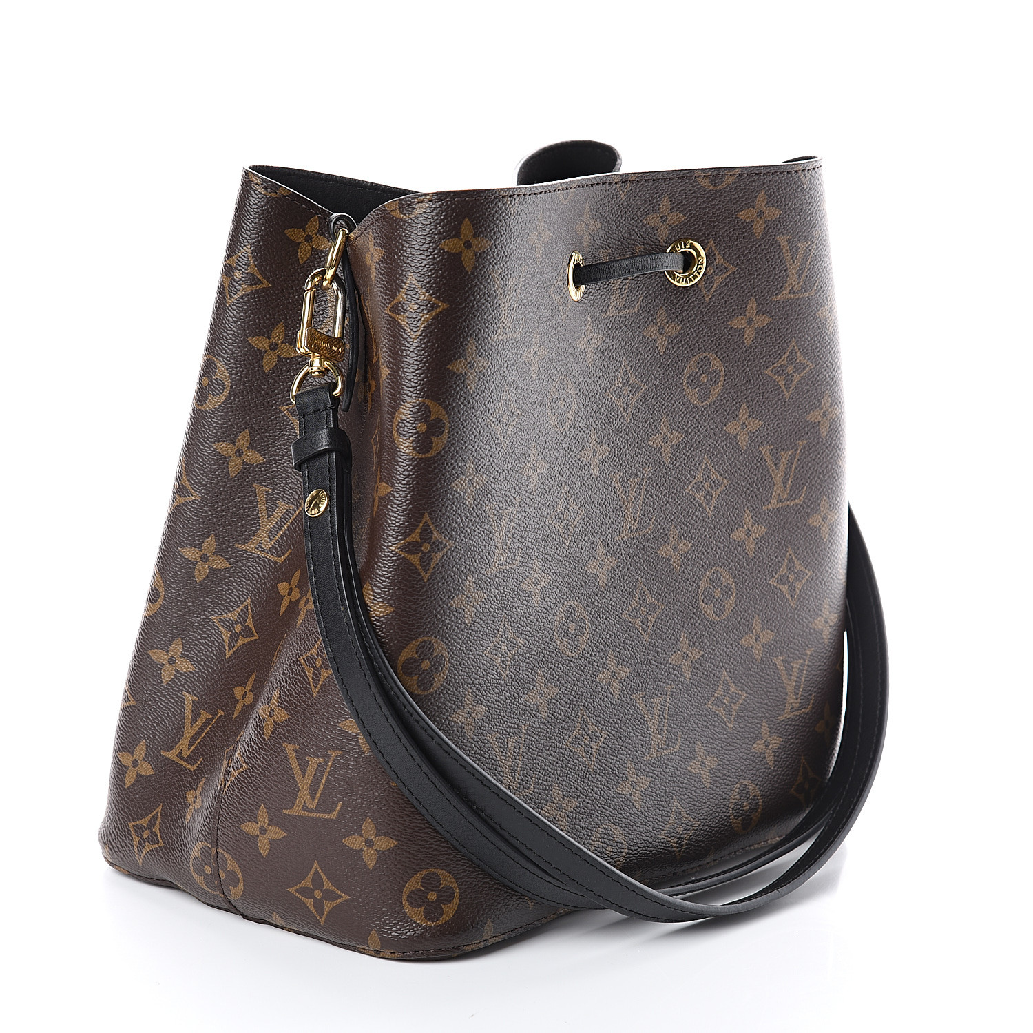 louis vuitton monogram neonoe mm black