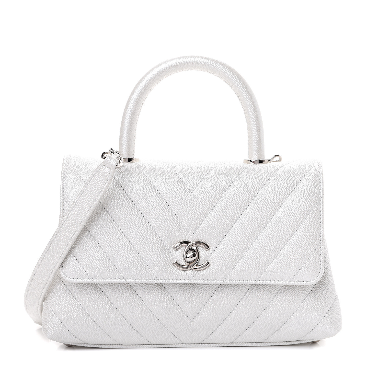 white chanel mini bag