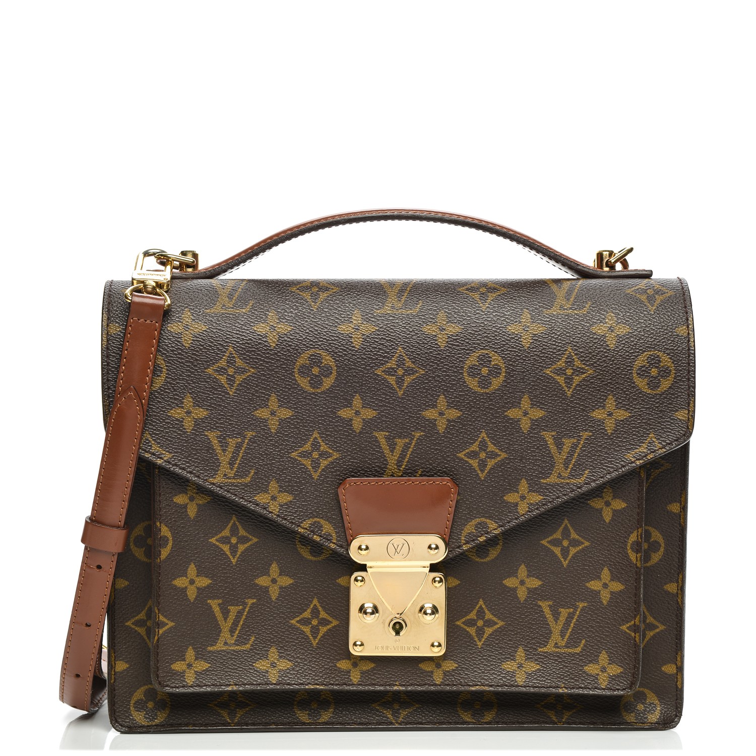 Louis Vuitton, Bags, Louis Vuitton Monogram Monceau 28 Bag With Strap
