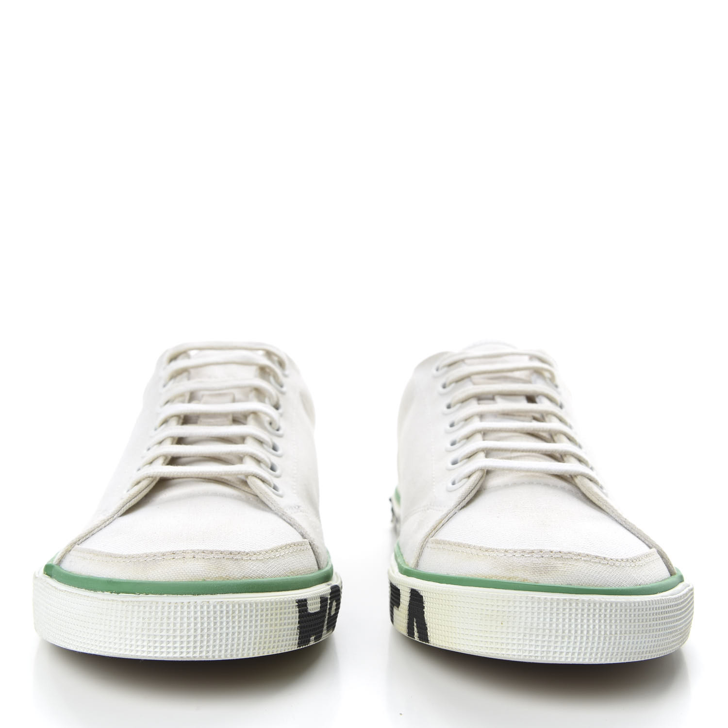 white cotton trainers