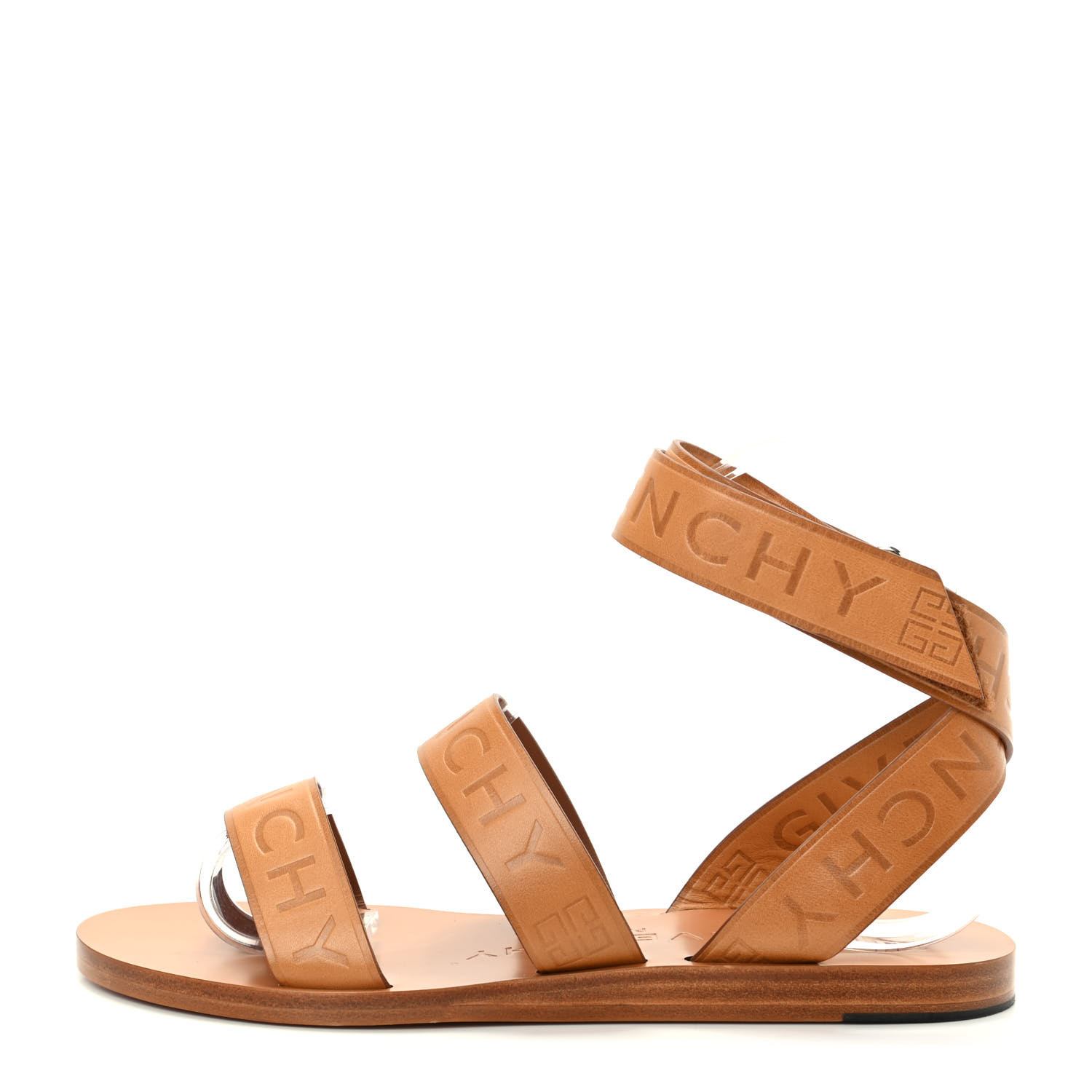 givenchy logo ankle strap sandal