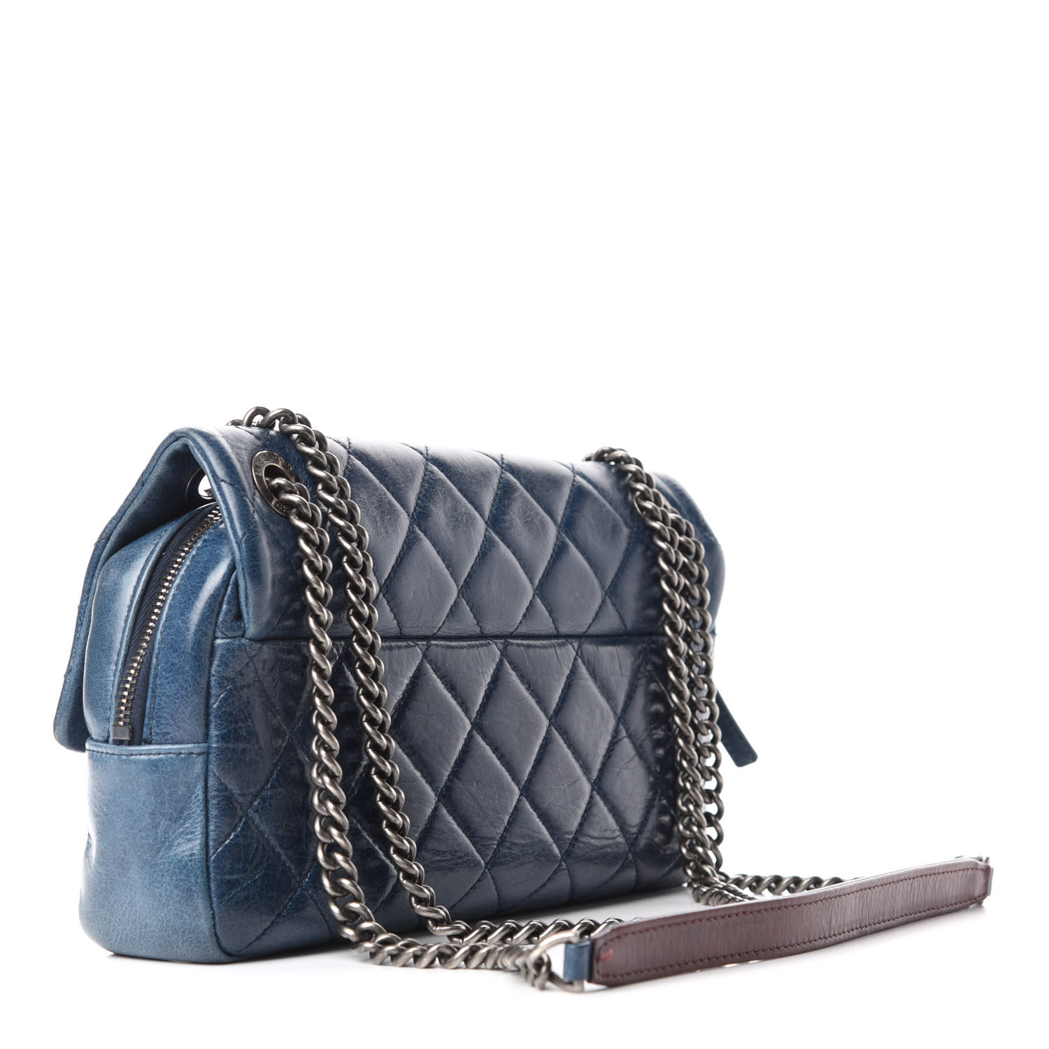 chanel duo color flap bag