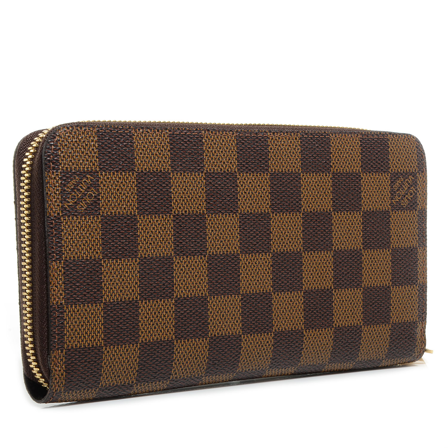 LOUIS VUITTON Damier Ebene Zippy Wallet 76128