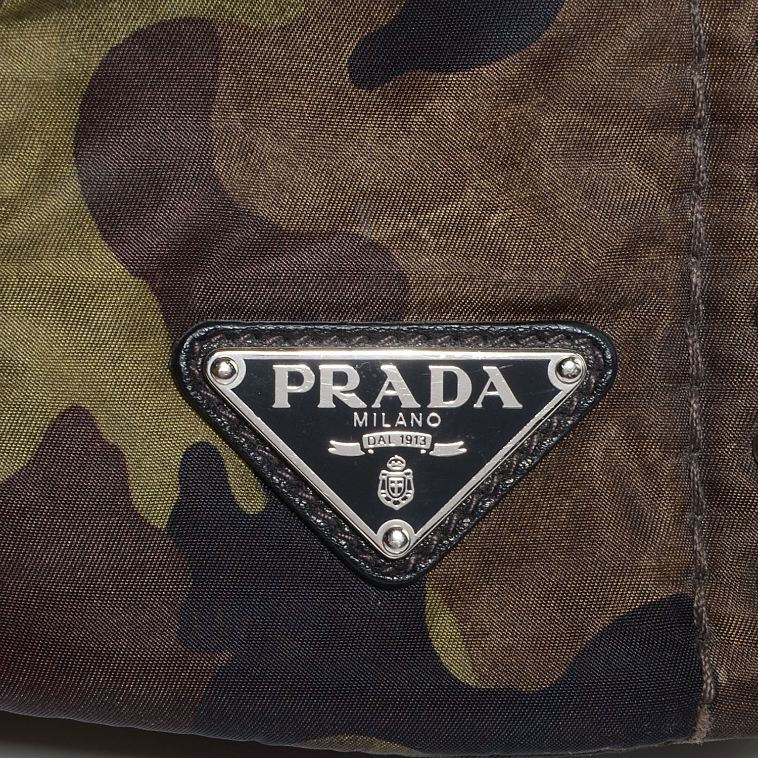 Prada Tessuto Nylon Camouflage Tote Mimetico 90383