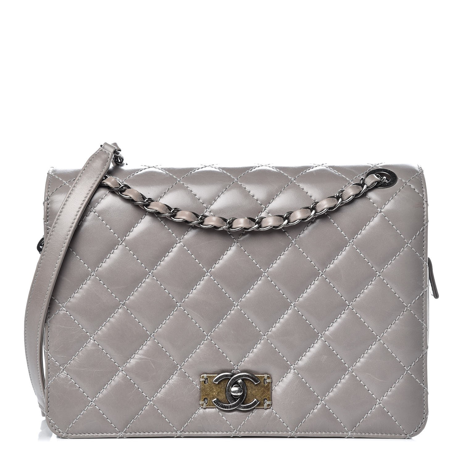 chanel day trip flap bolsa