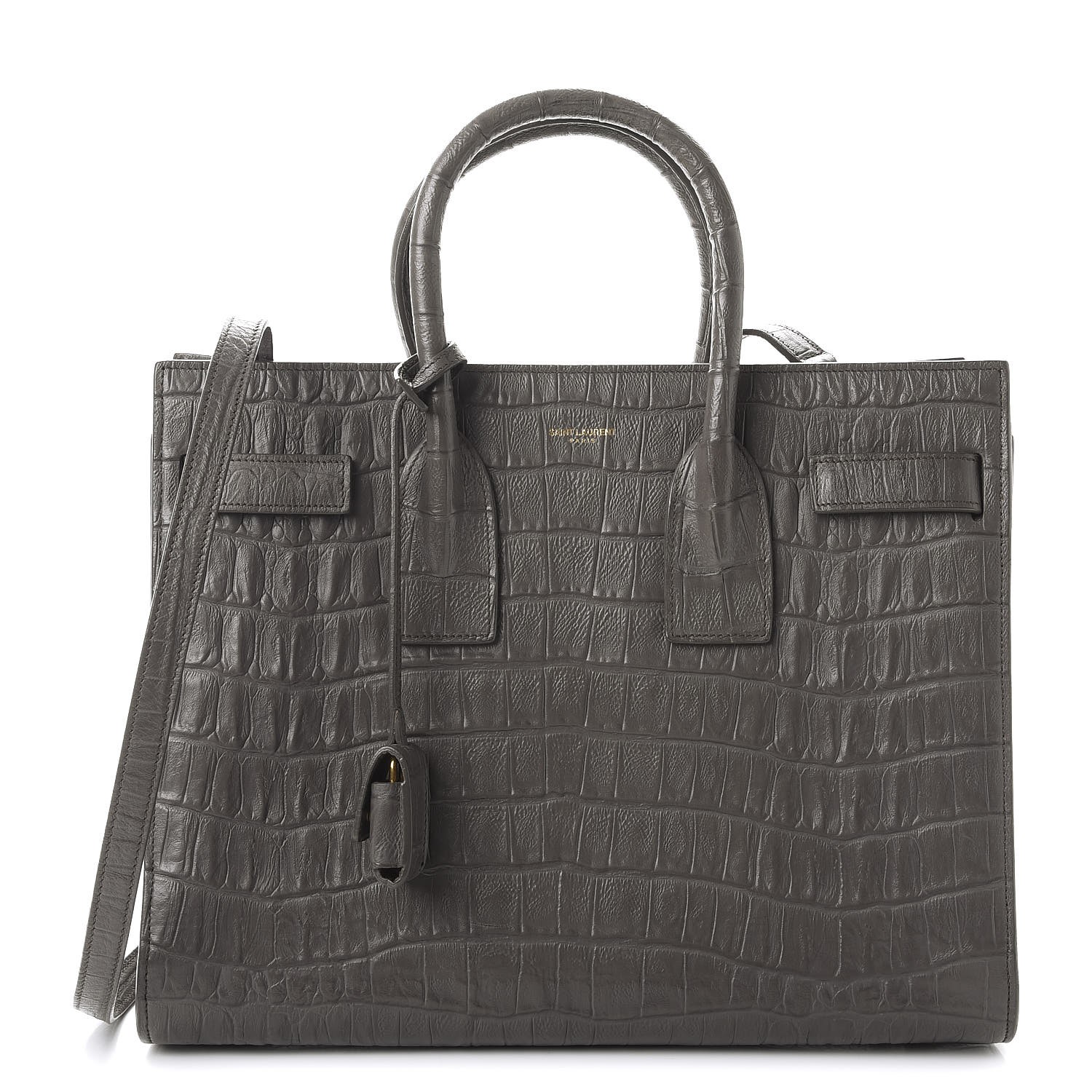 saint laurent sac de jour crocodile