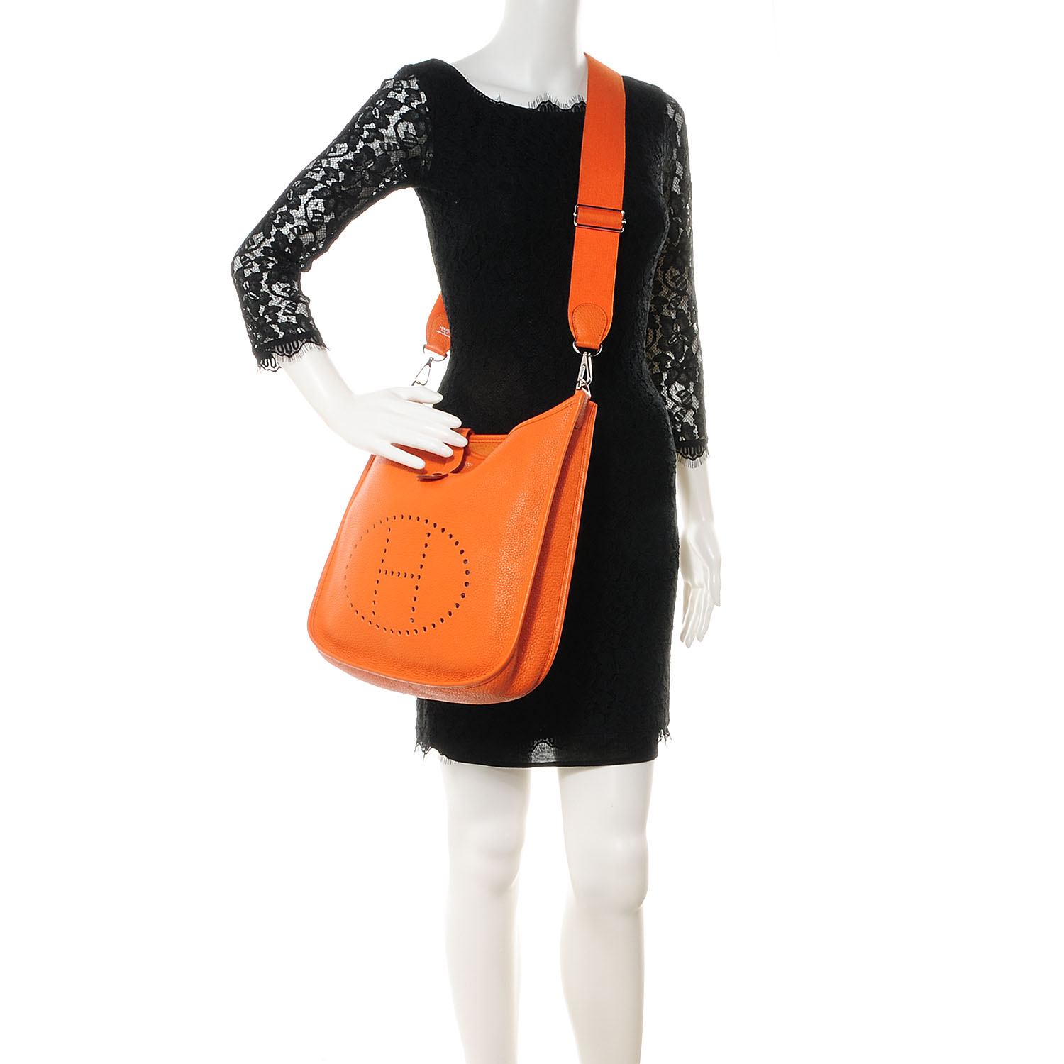 hermes evelyne orange