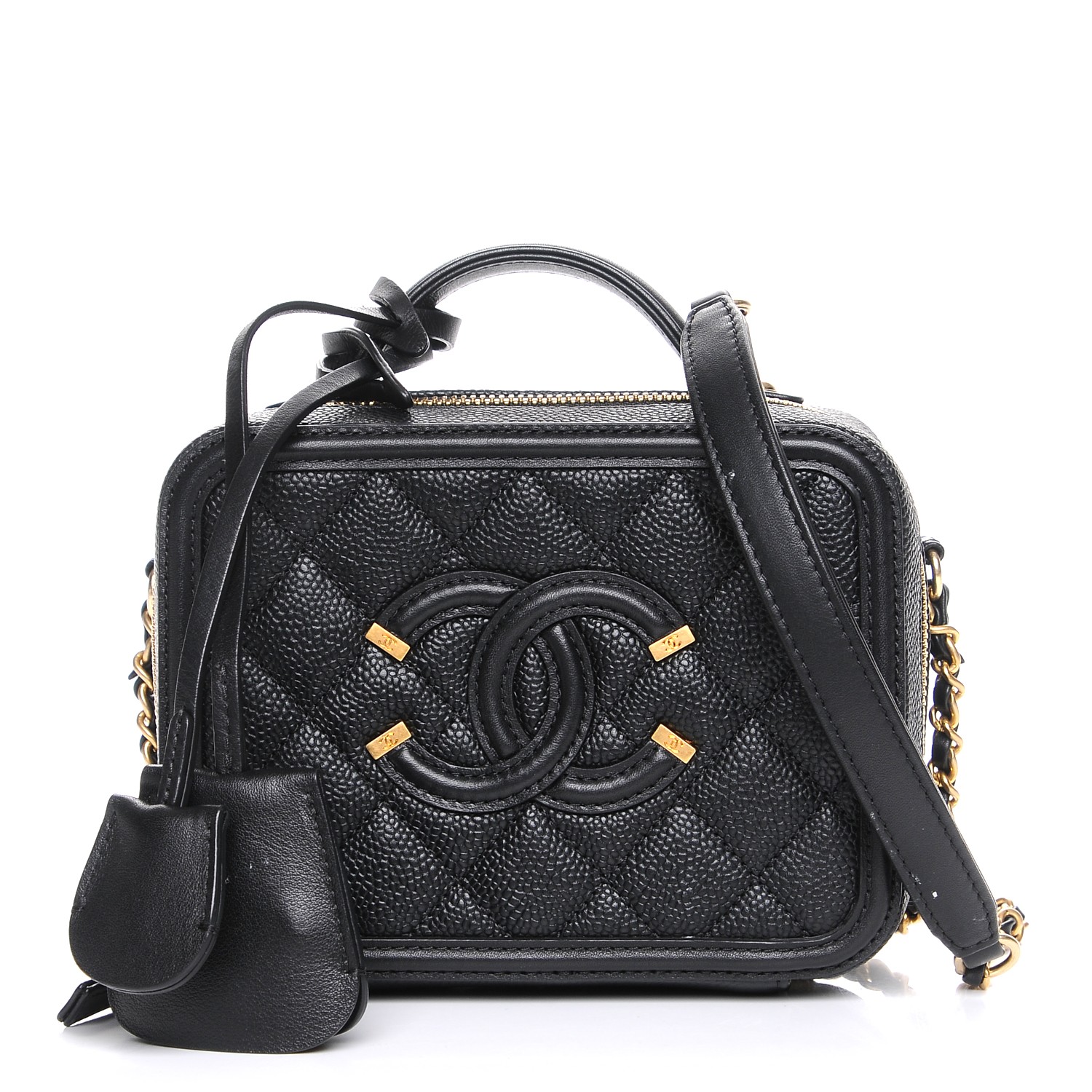 Chanel small filigree vanity case new arrivals