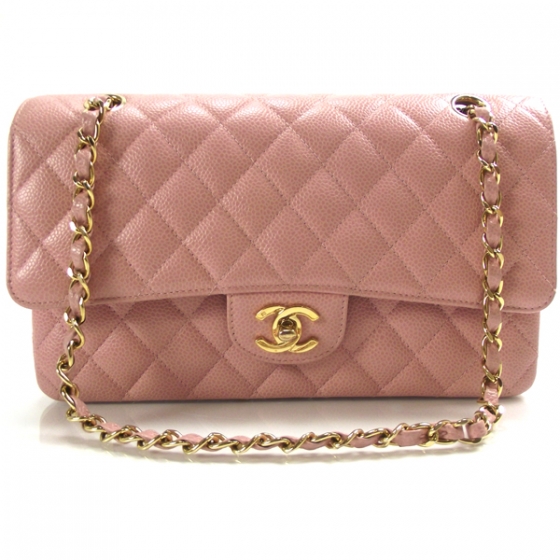 chanel pink caviar