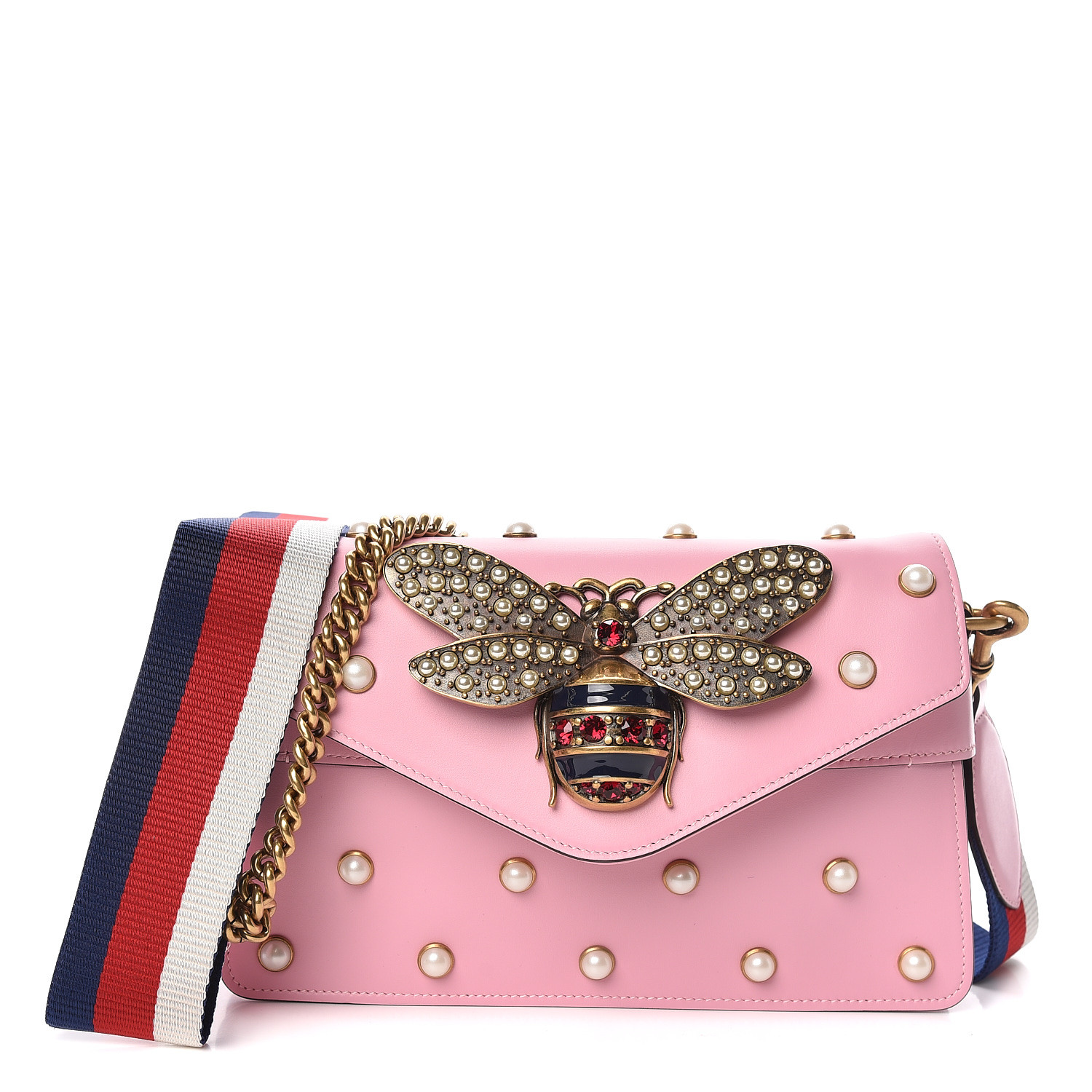 pink gucci bee bag