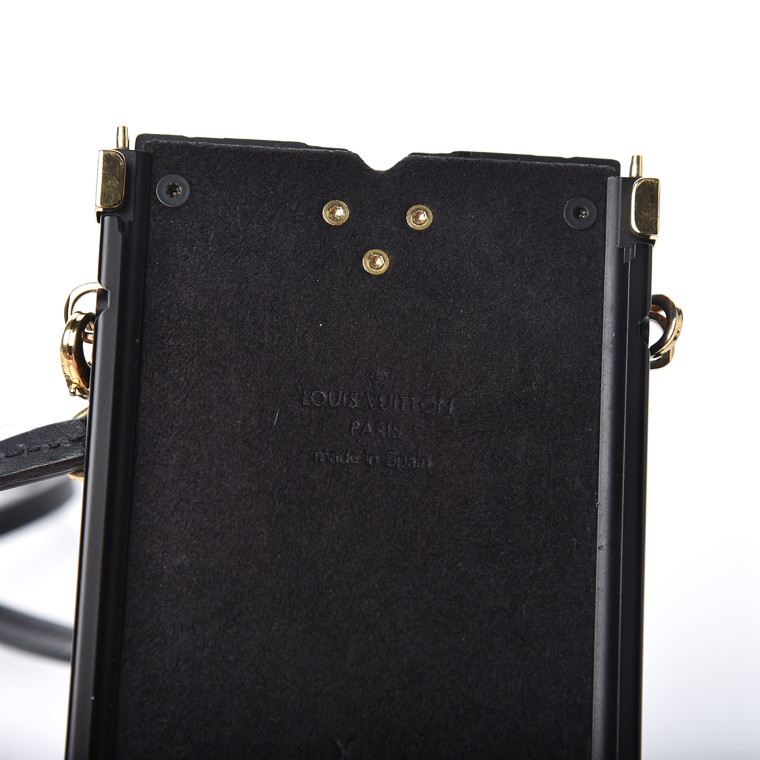 LOUIS VUITTON Eye Trunk iPhone X XS case strap M62618