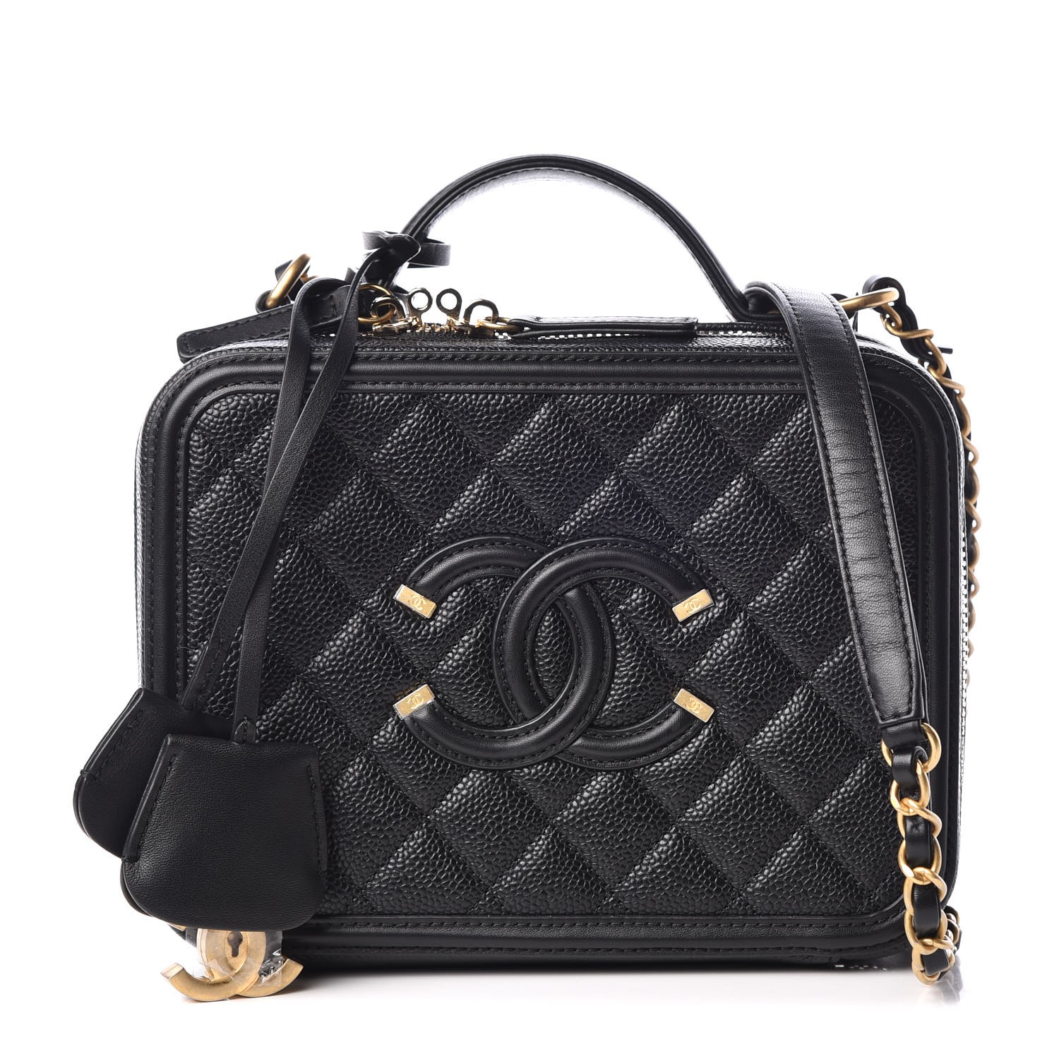 chanel filigree vanity case medium