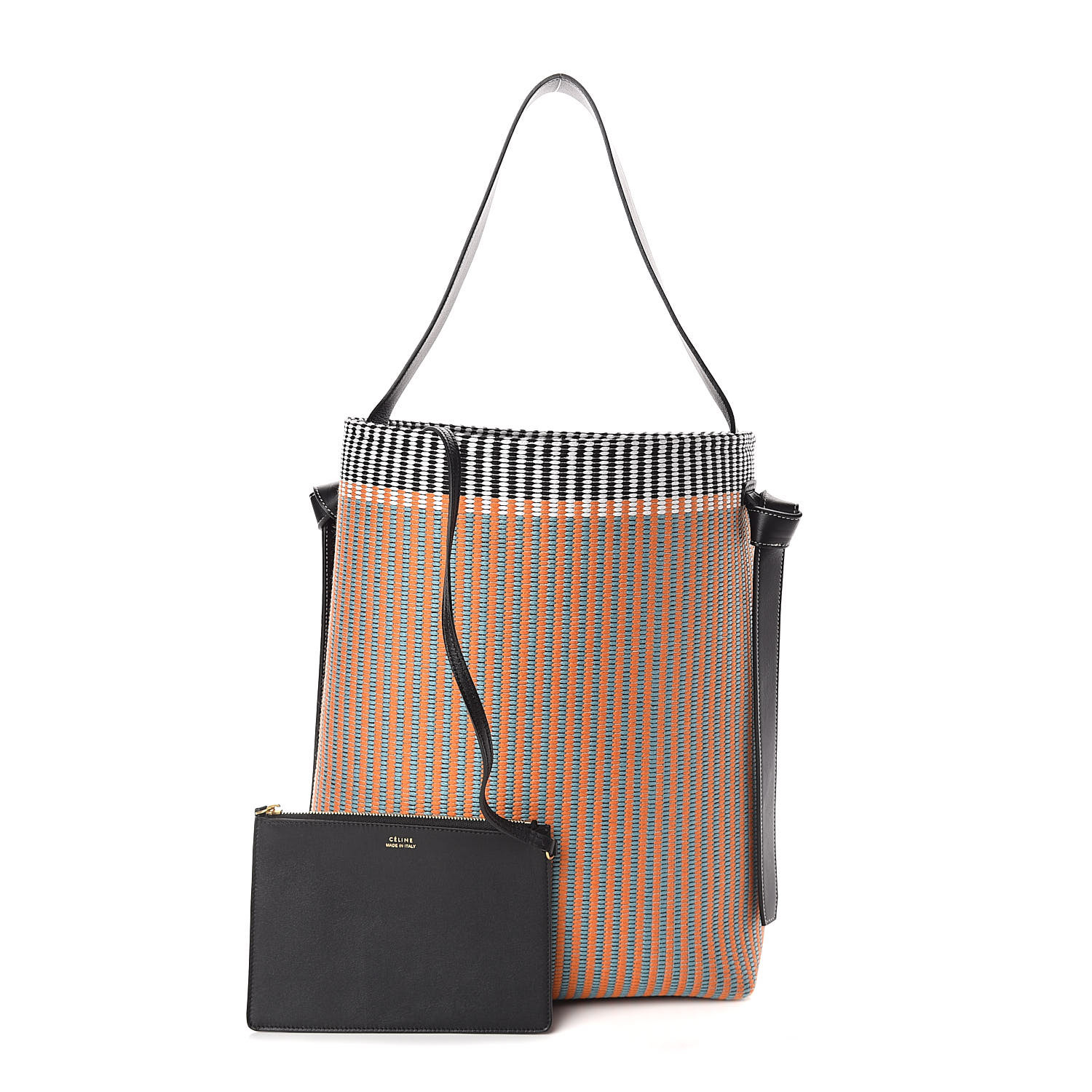 celine woven bag