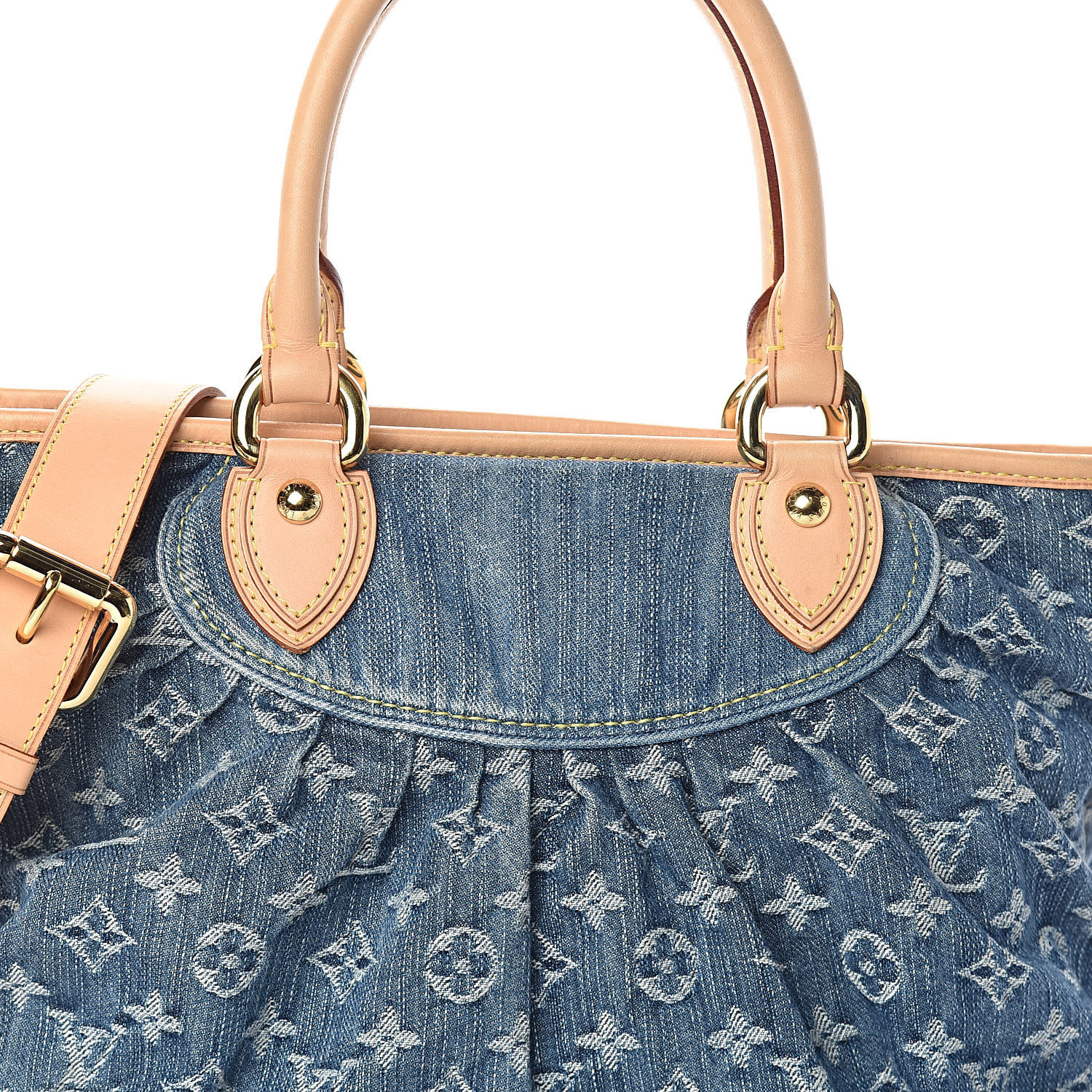 Louis Vuitton Denim Neo Cabby Gm Blue 525635 