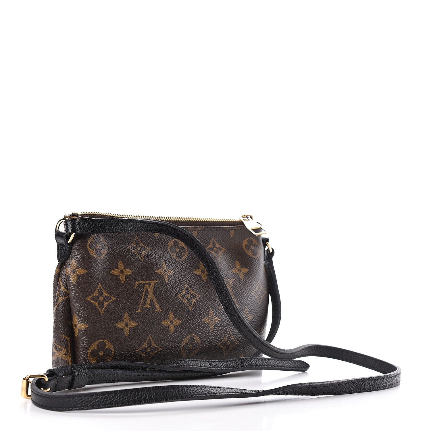 LOUIS VUITTON Monogram Pallas Crossbody Black 477071