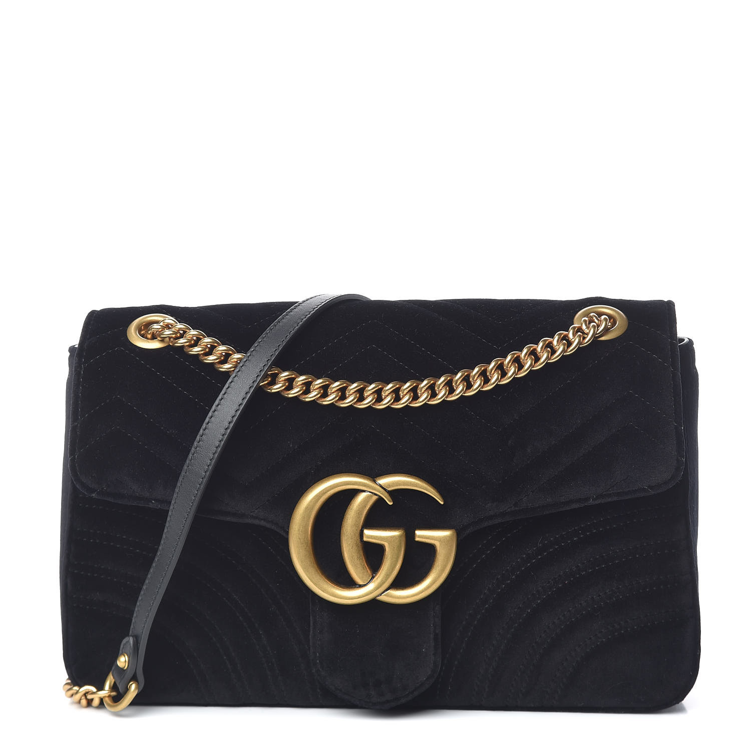 velvet black gucci bag