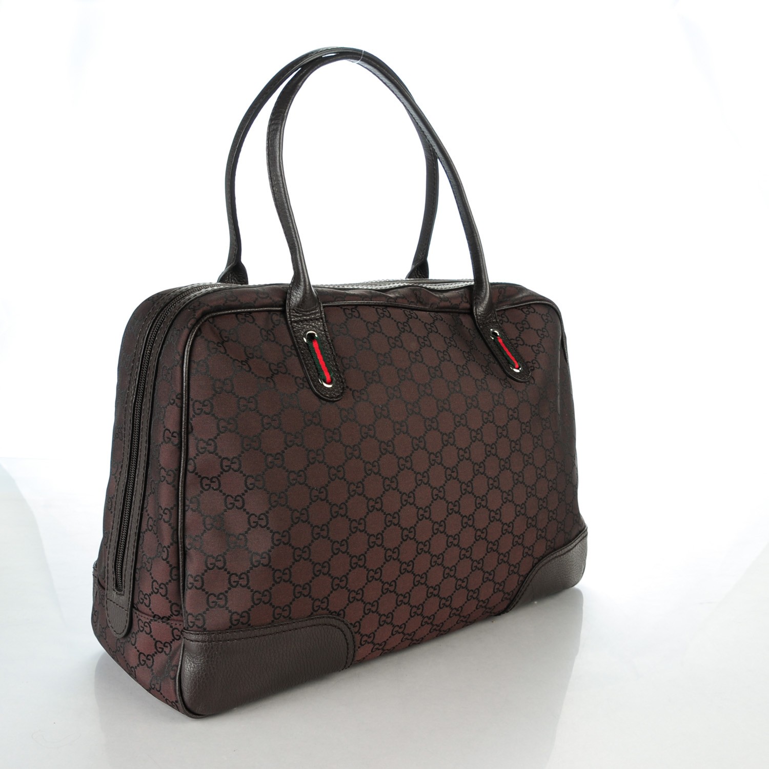 brown gucci duffle bag