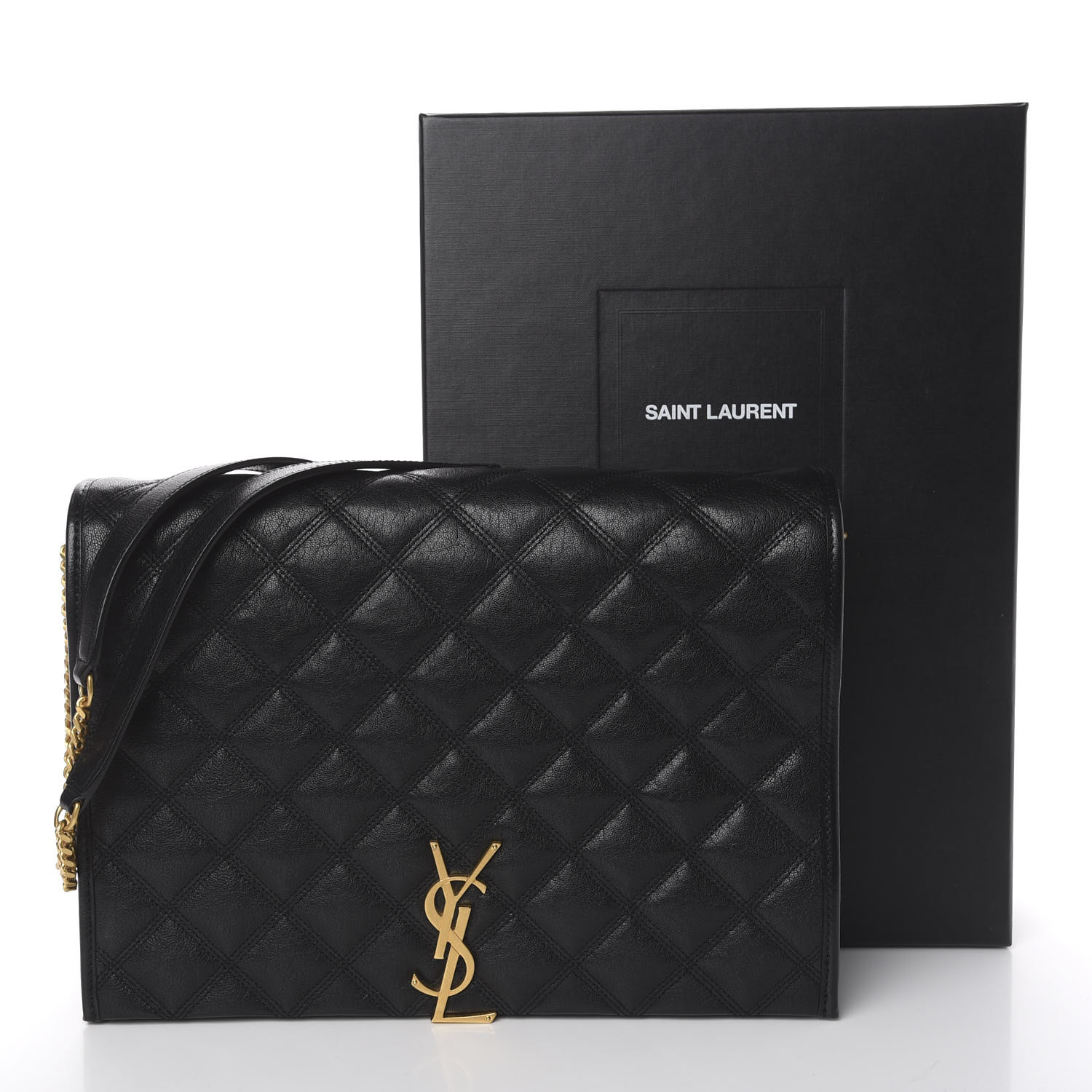 becky chain wallet in quilted lambskin