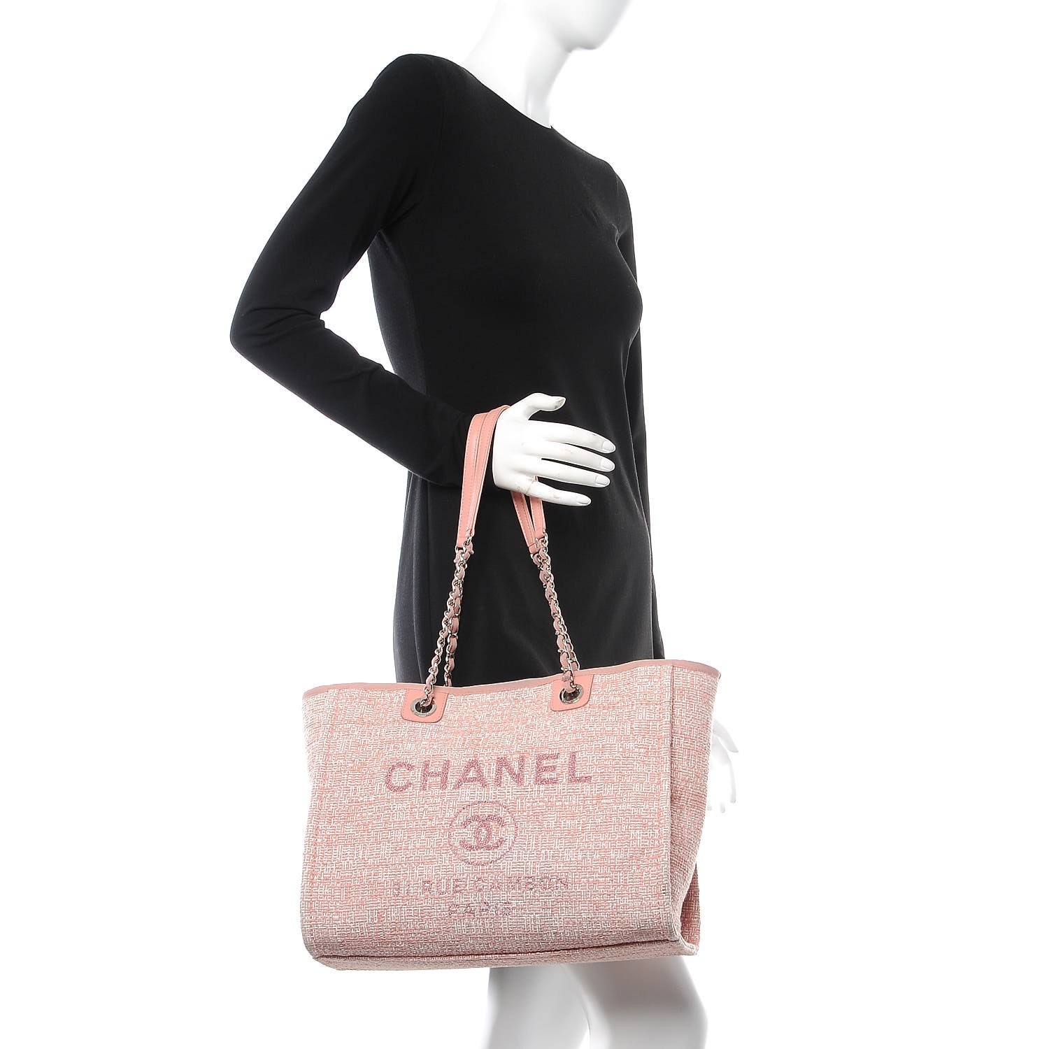 chanel deauville bag pink