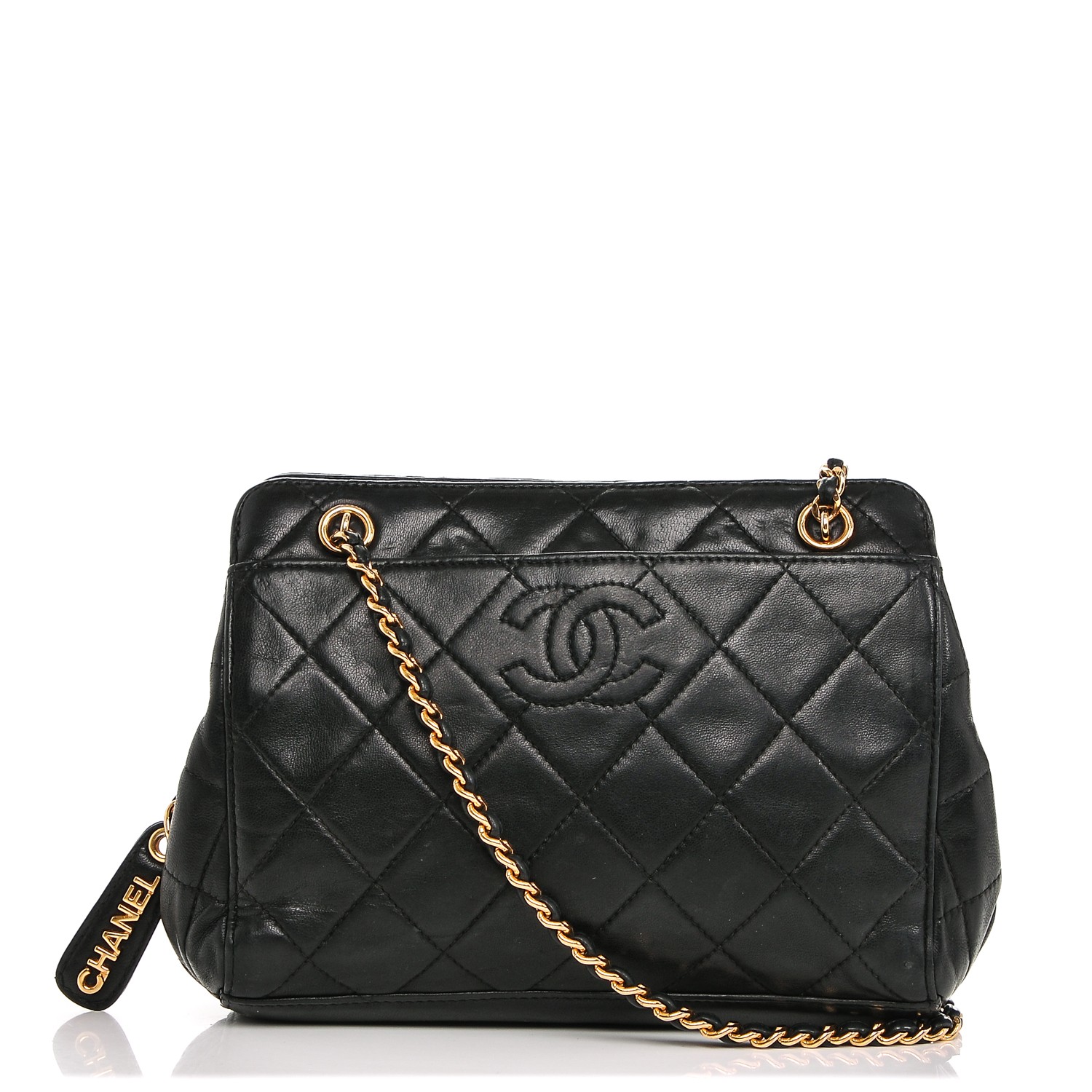 chanel bag quilted lambskin