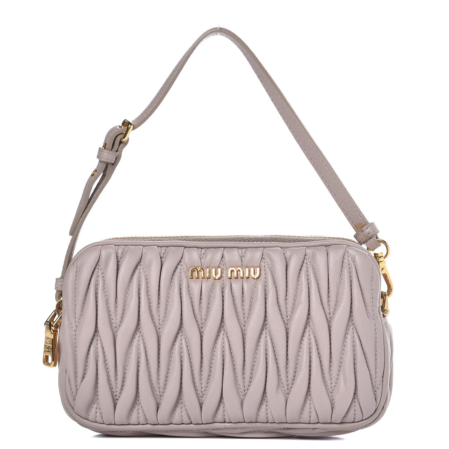 pochette miu miu matelasse