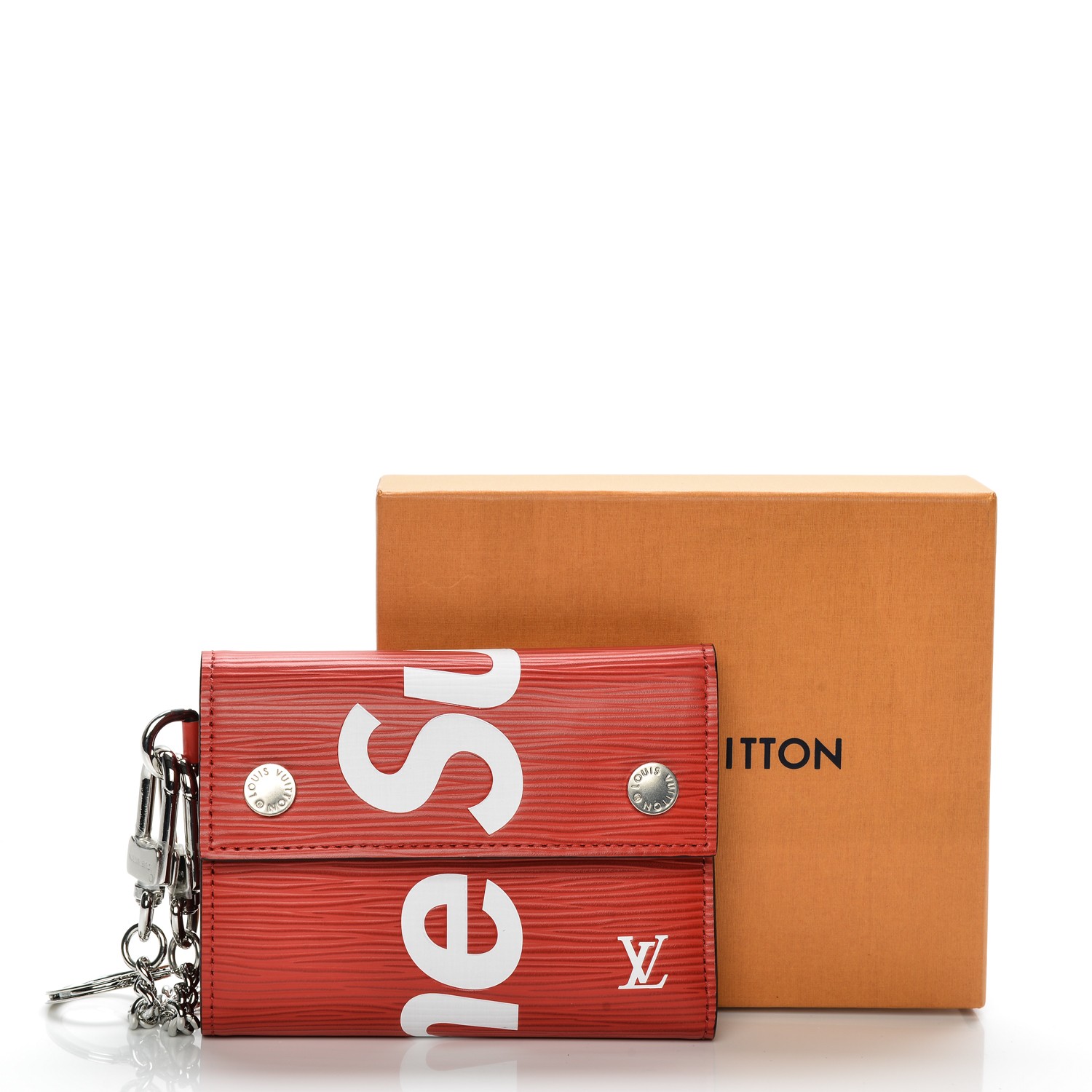 Louis Vuitton Supreme EPI Leather Chain Wallet