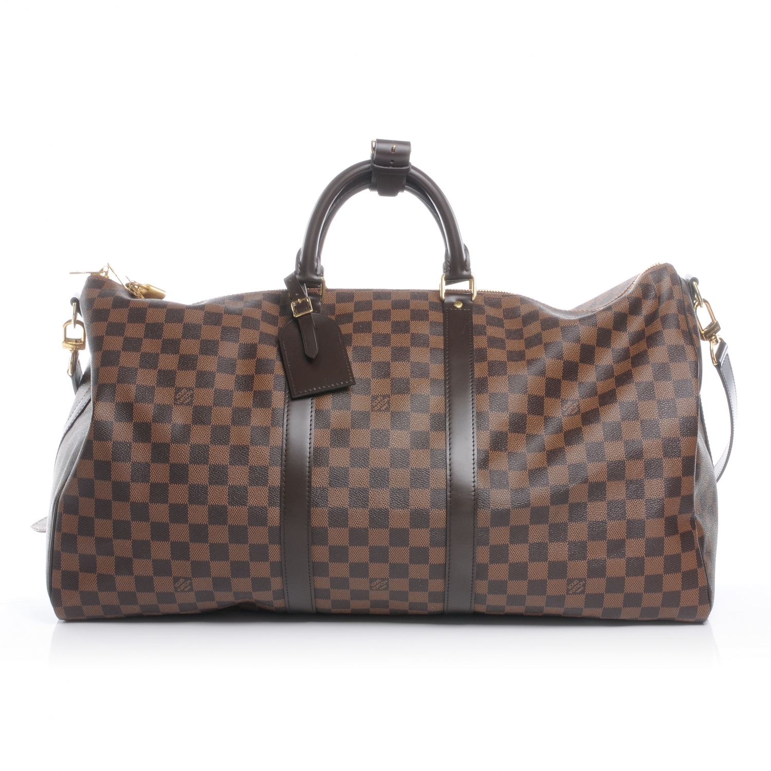 louis vuitton black keepall bandoulière bag