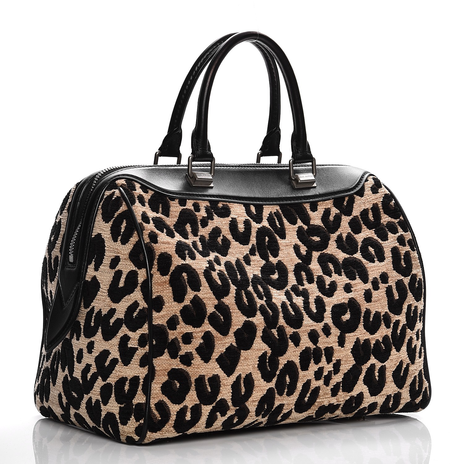 Louis Vuitton Black And Leopard Print Bag - 3 For Sale on 1stDibs  louis  vuitton cheetah bag, black louis vuitton bag with cheetah print, leopard  print louis vuitton bag