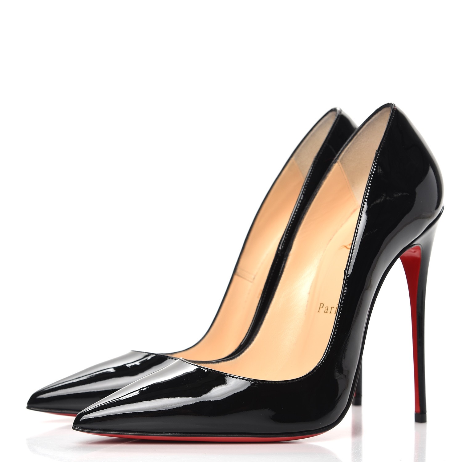 CHRISTIAN LOUBOUTIN Patent So Kate 120 Pumps 39 Black 241483