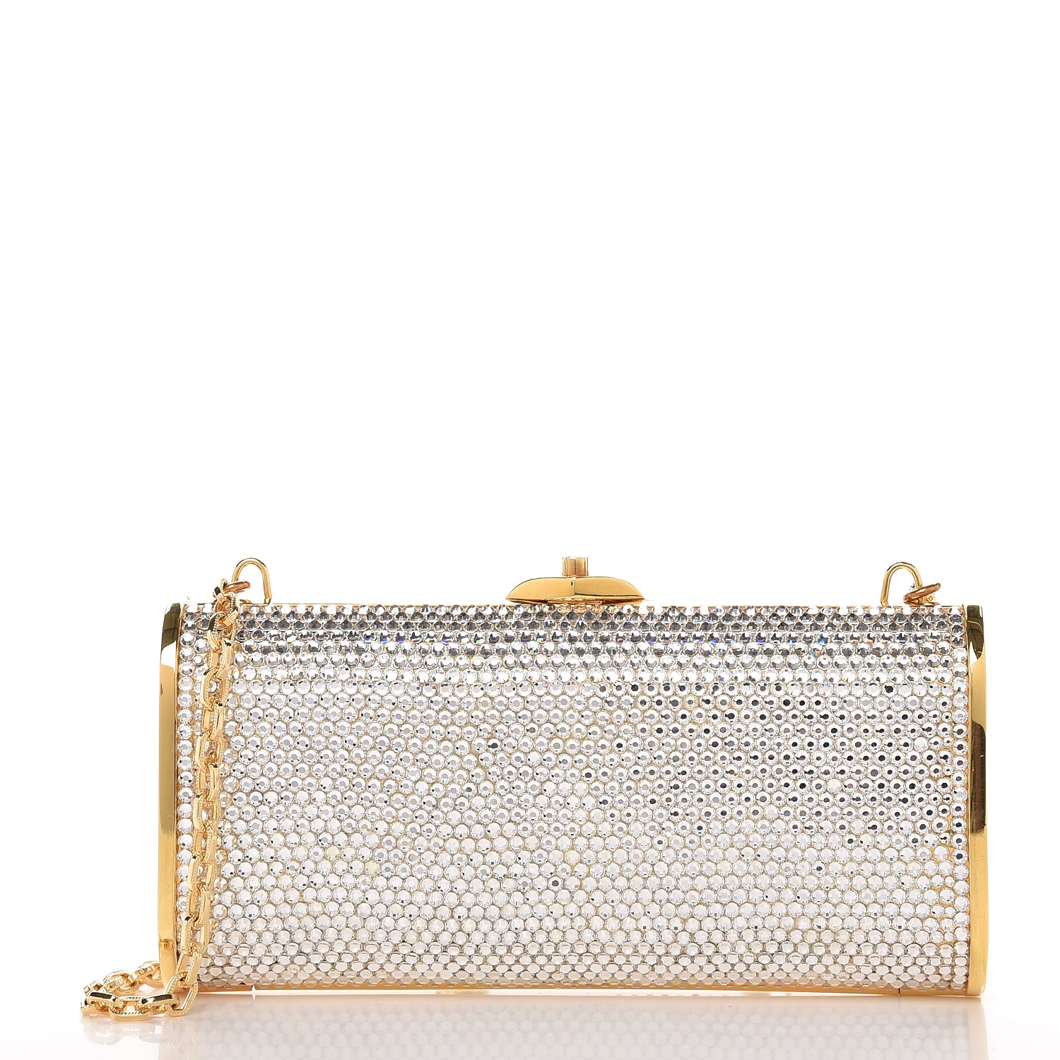 judith leiber gold clutch