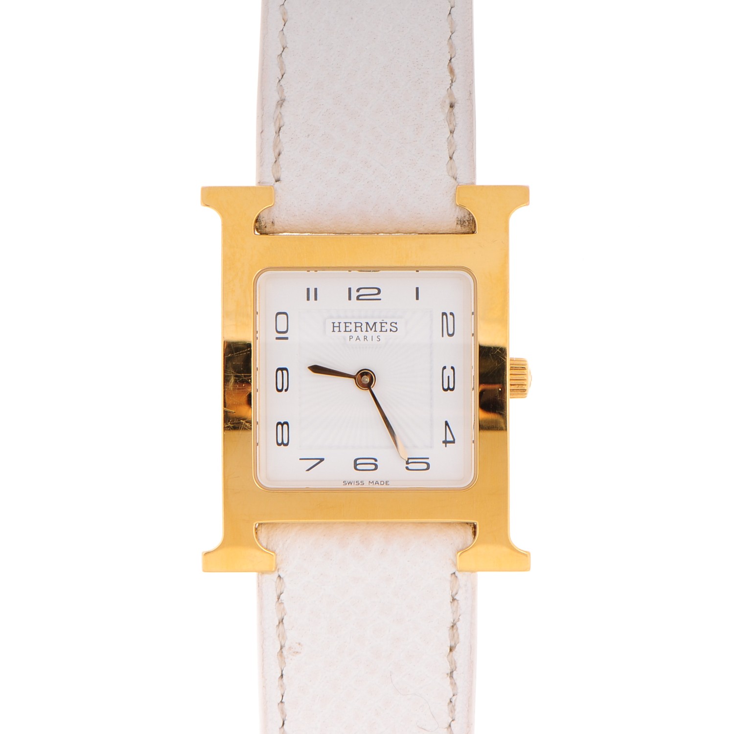 hermes watch white