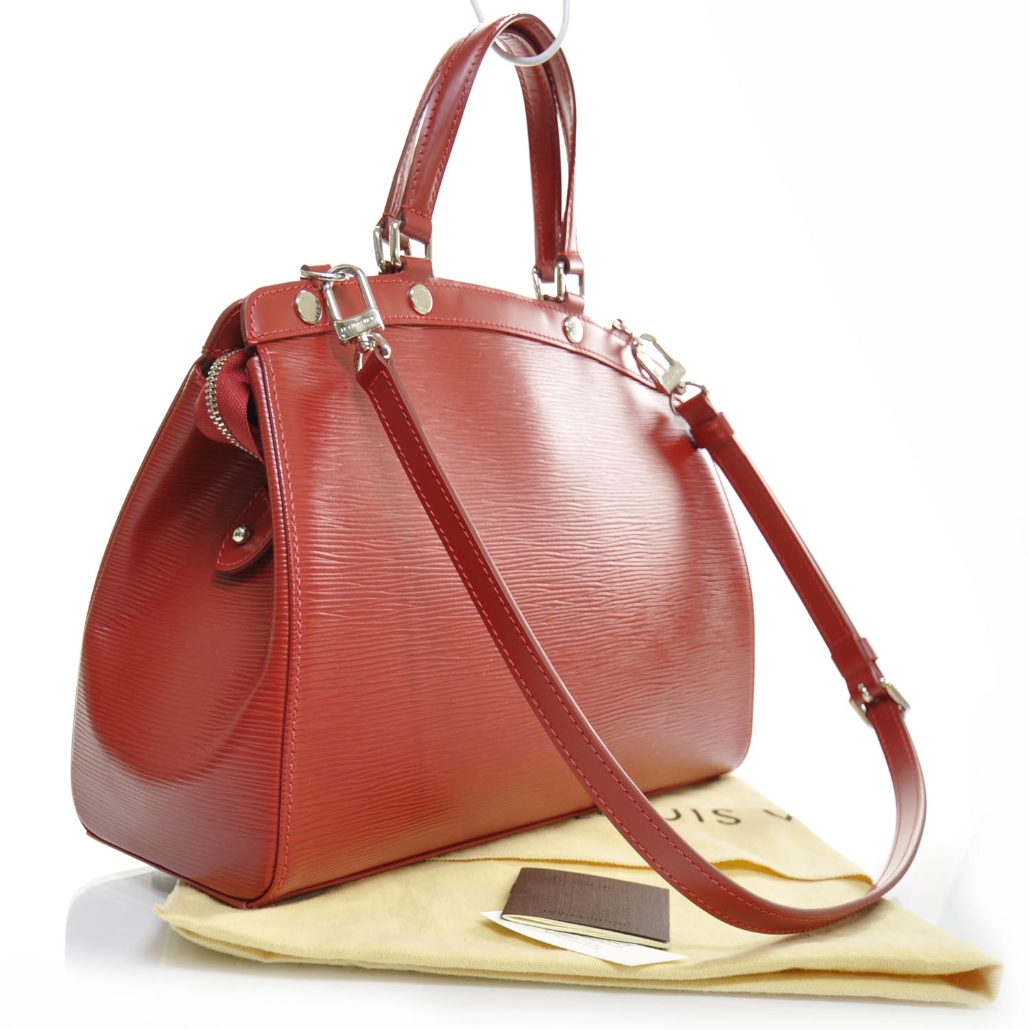 LOUIS VUITTON Epi Brea MM Carmine 24266