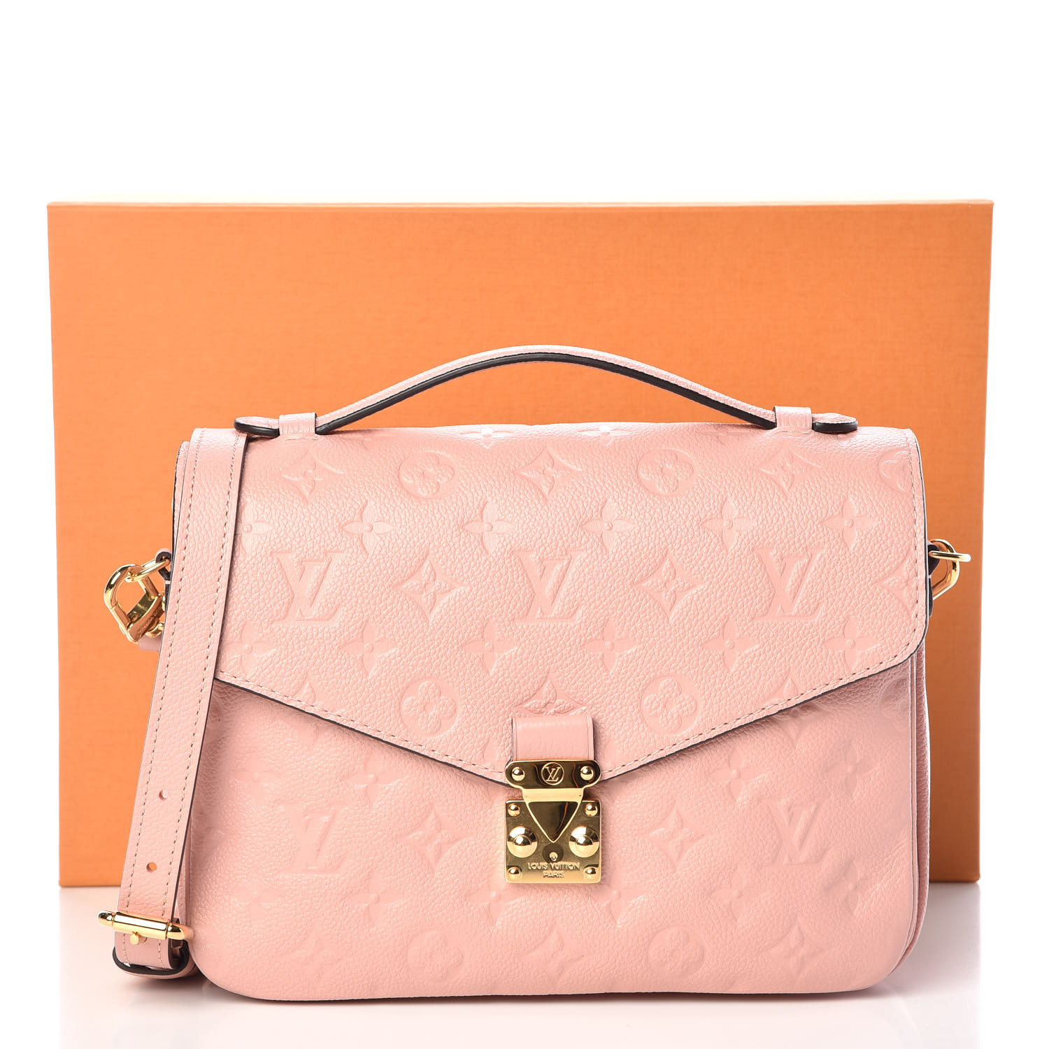 pochette metis rose poudre