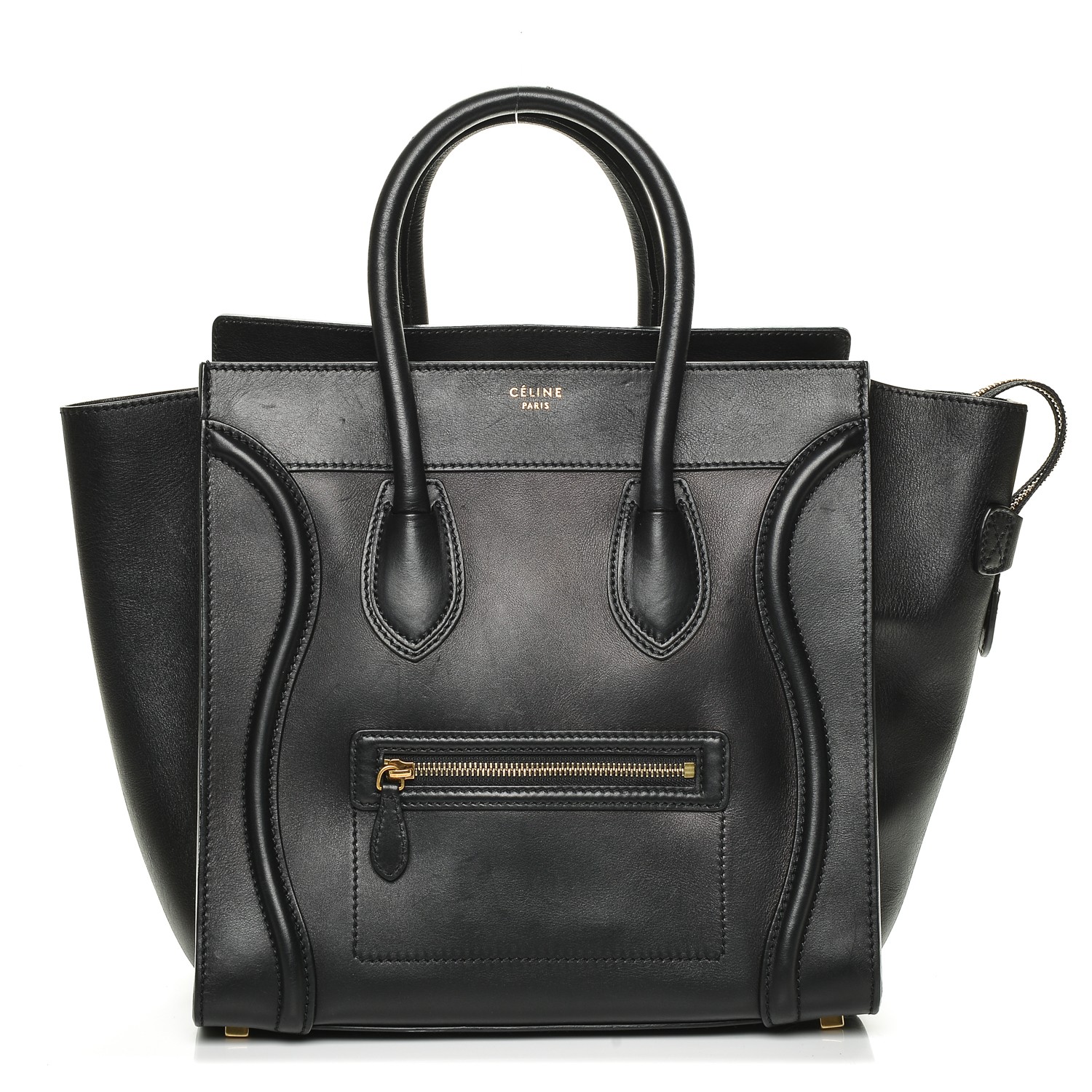 celine mini luggage black