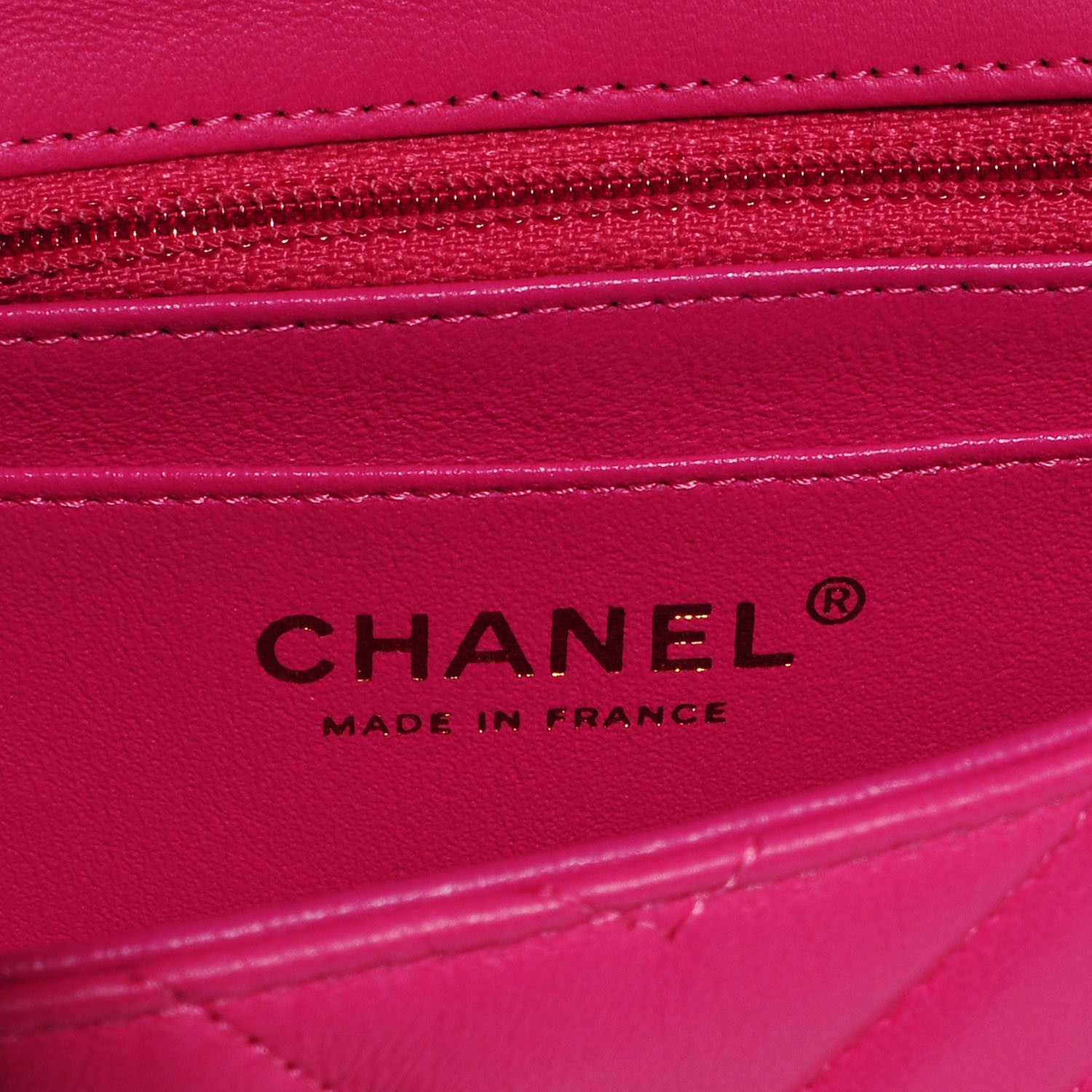 chanel pink lambskin