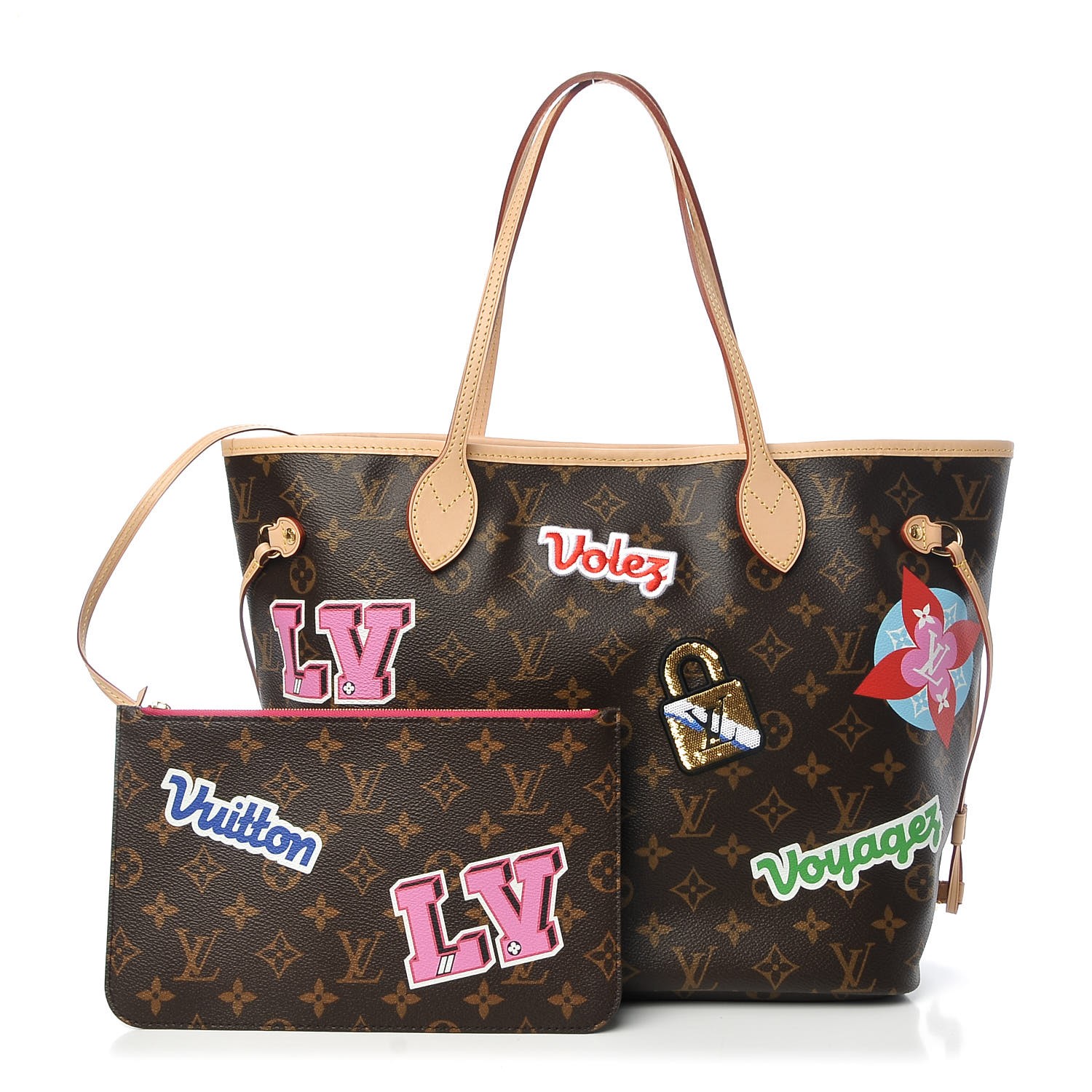 Louis Vuitton Neverfull NM Tote Limited Edition Tahitienne Cities Monogram  Canva at 1stDibs
