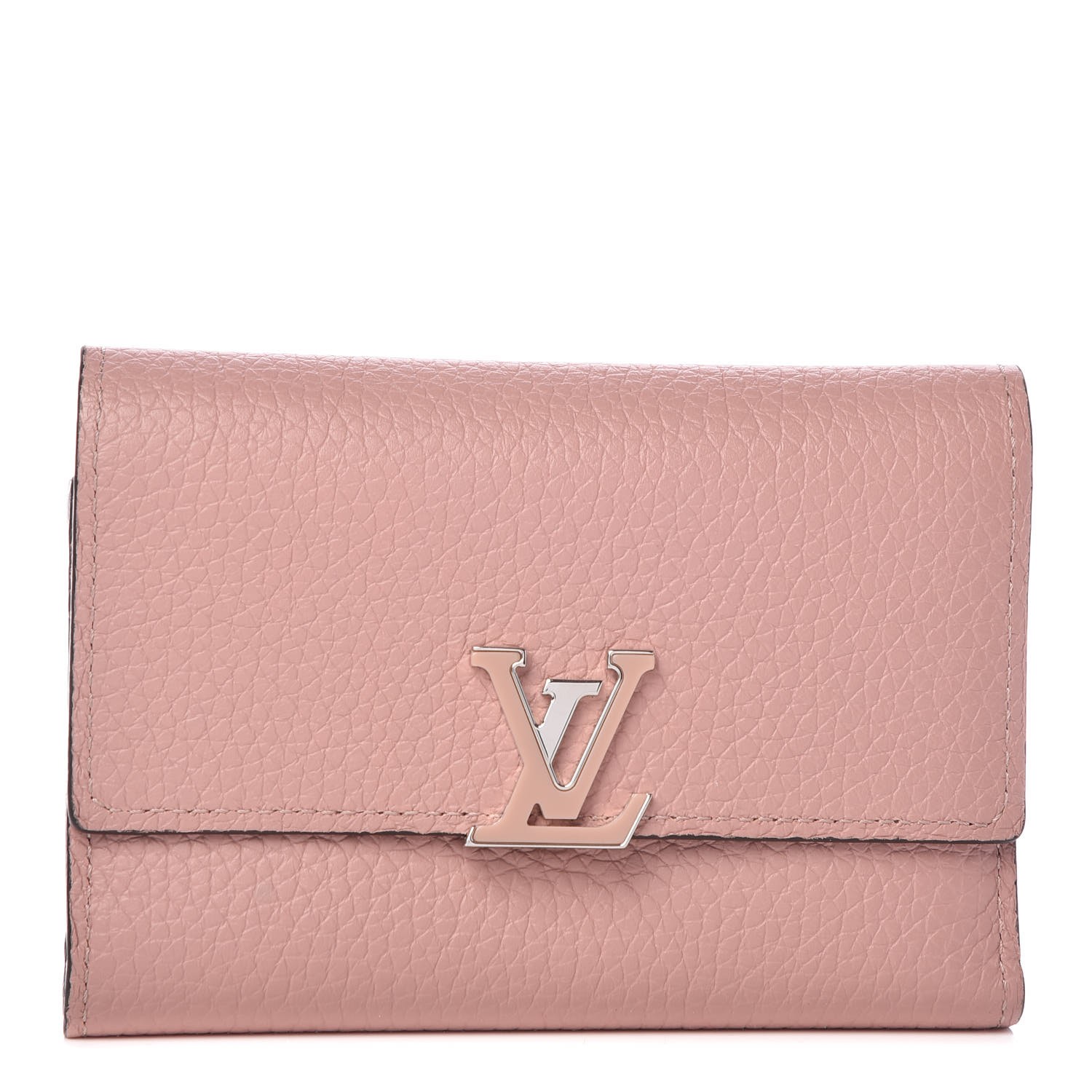 Shop Louis Vuitton CAPUCINES Leather Folding Wallet Small Wallet Logo Neon  Color (M82147, M82149) by IMPORTfabulous
