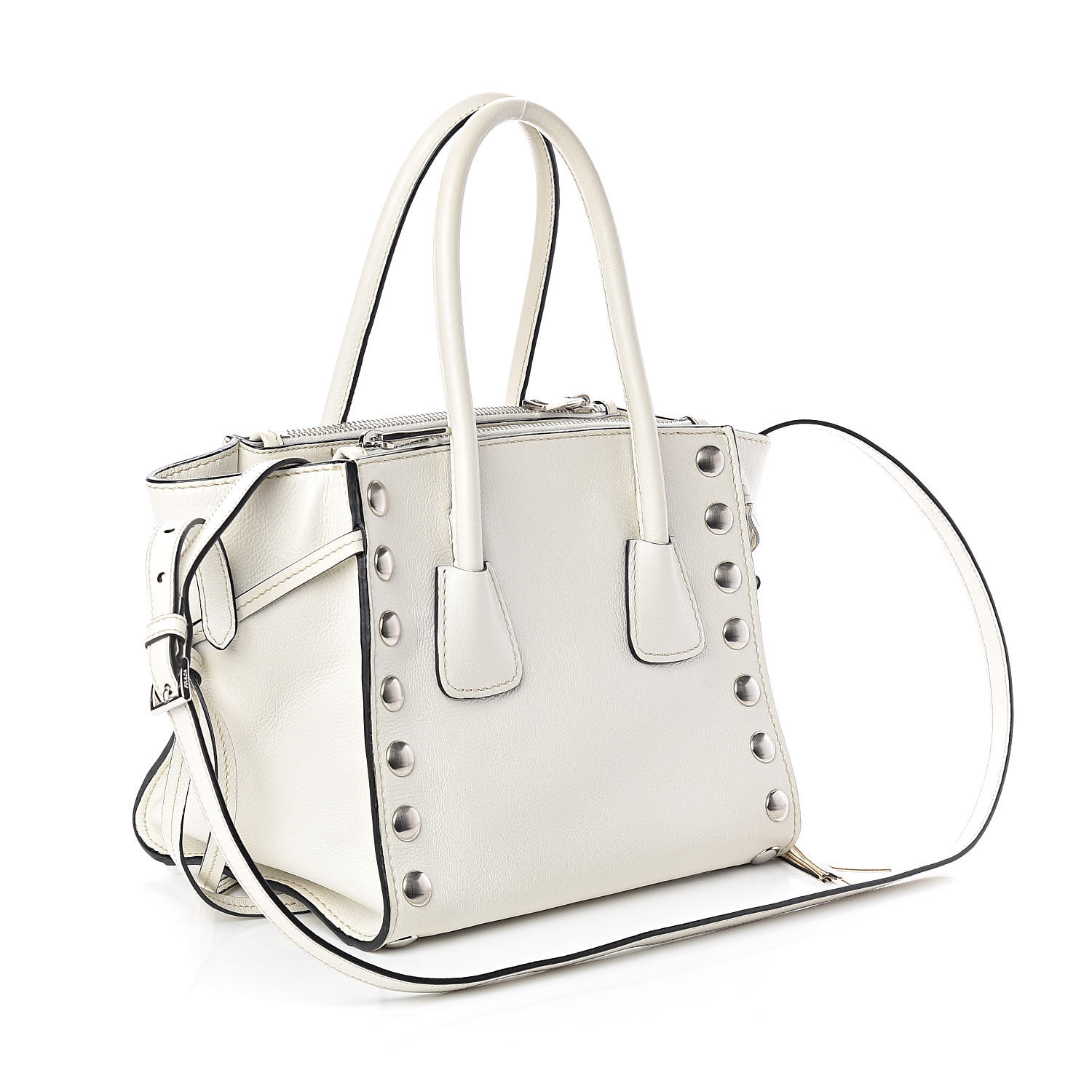 prada glace calf tote