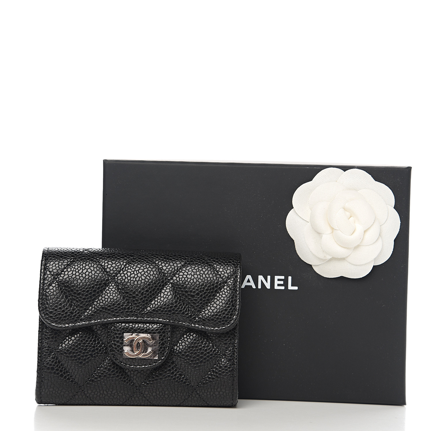 chanel flap card case