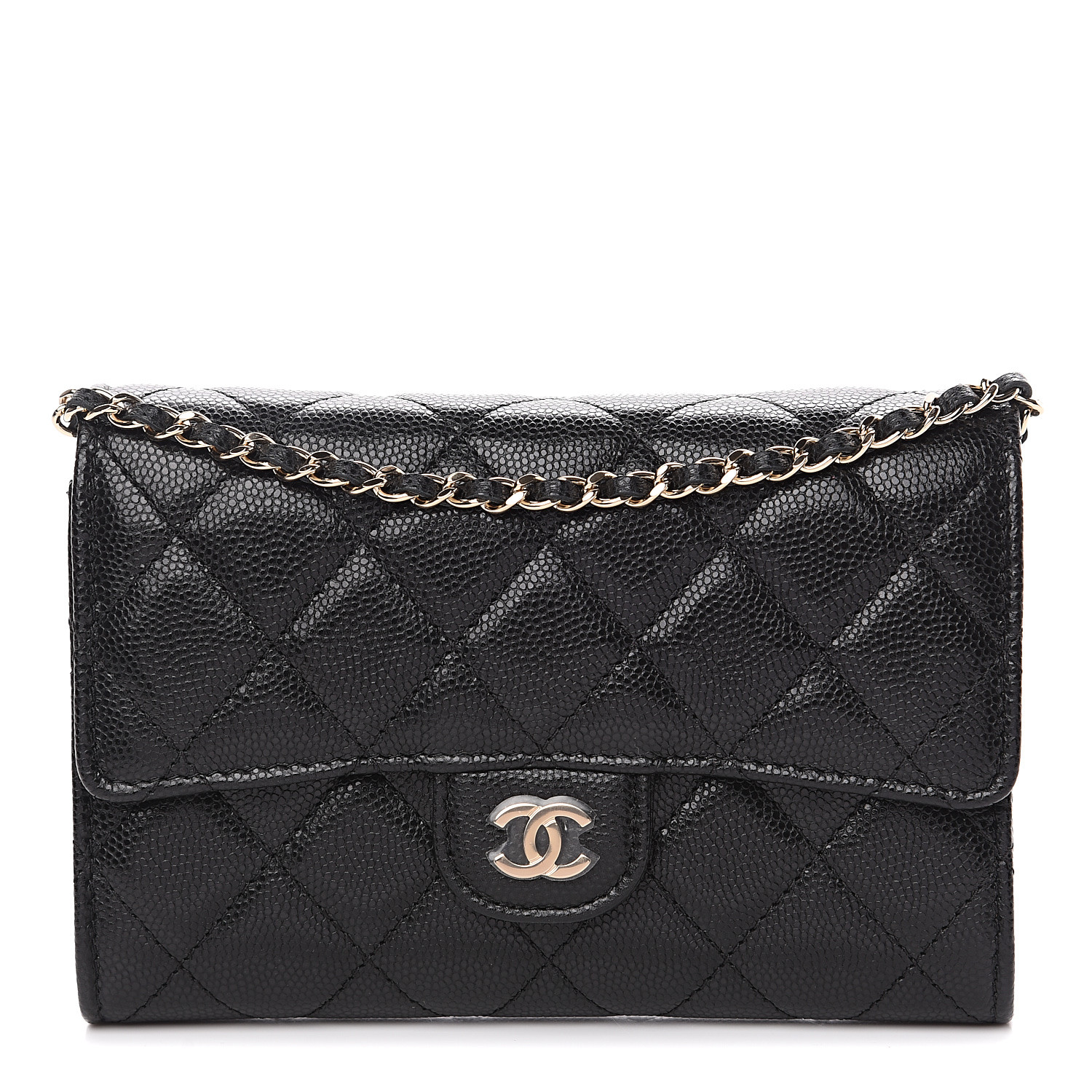 chanel classic clutch on chain