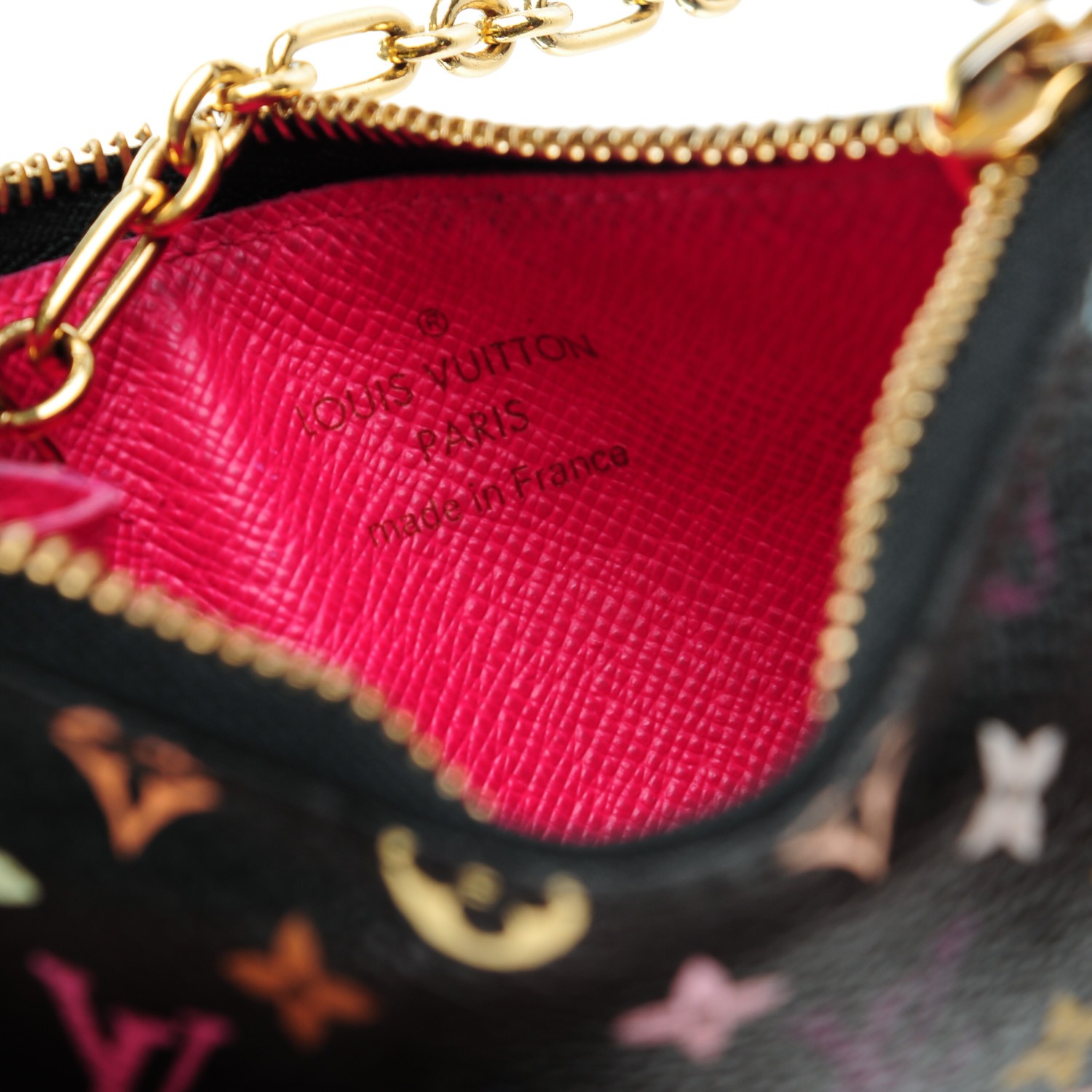 louis vuitton multicolor key pouch