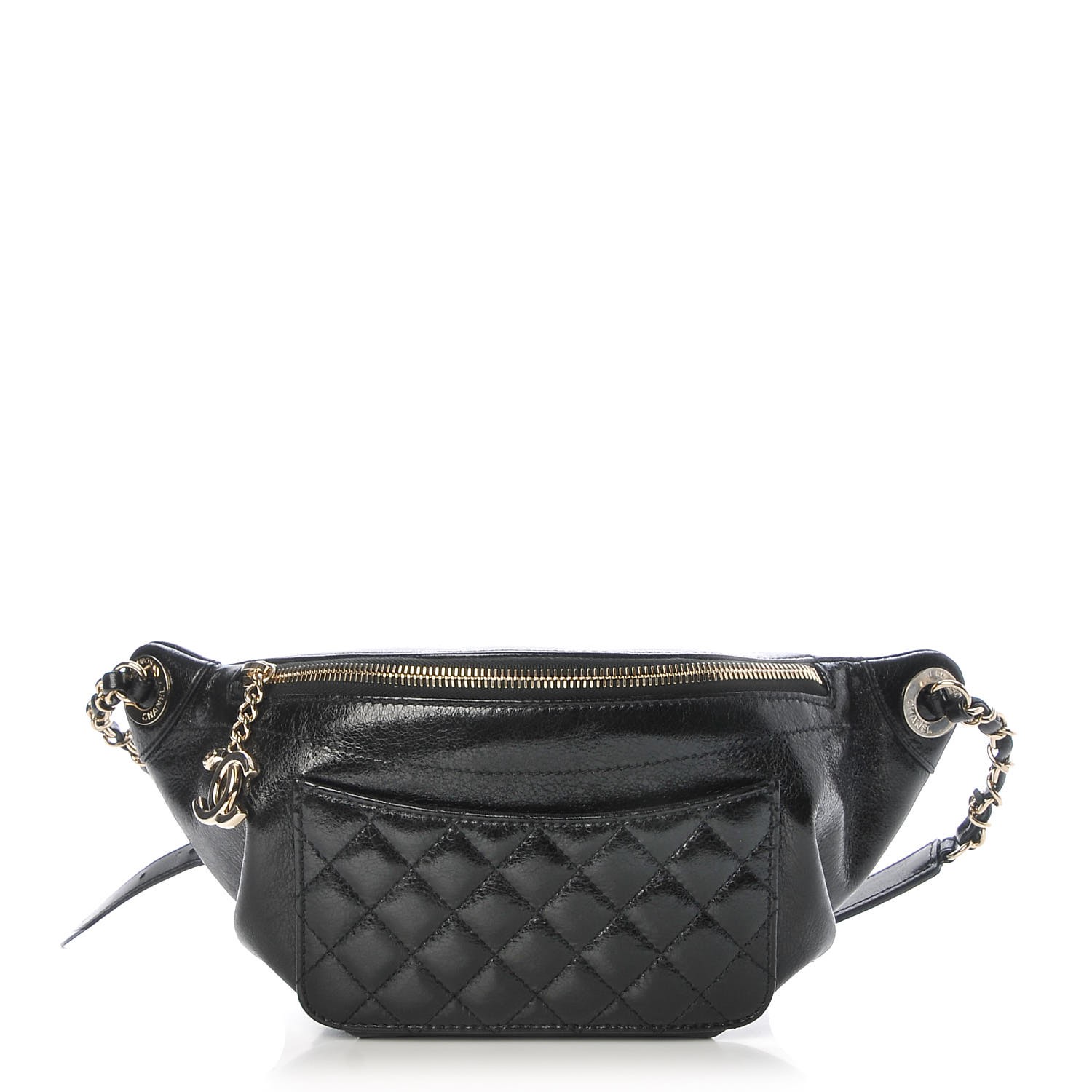 black chanel fanny pack