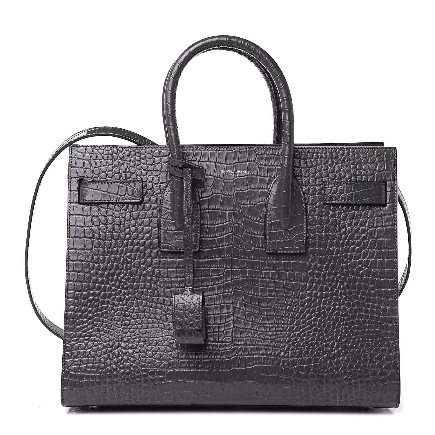 saint laurent sac de jour crocodile