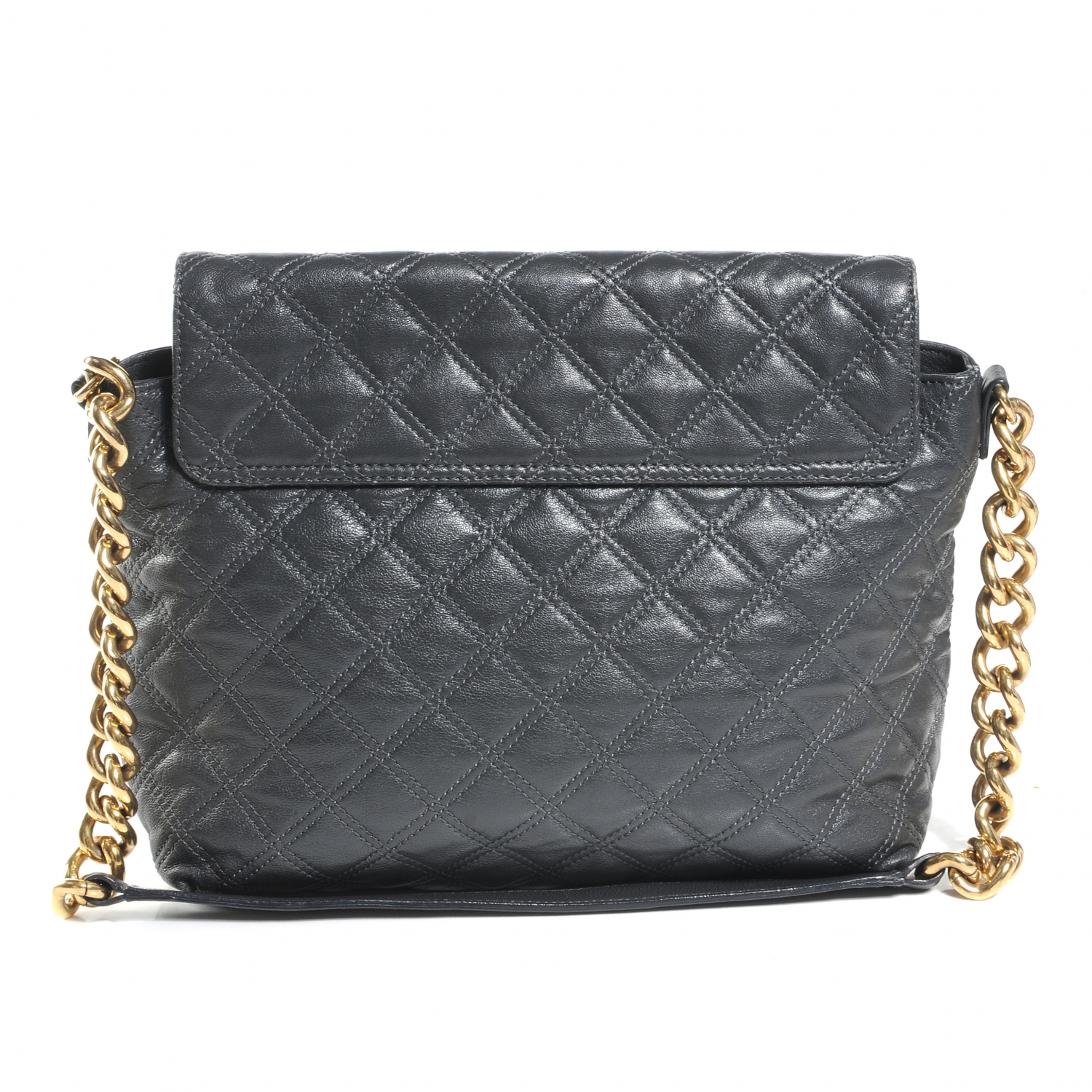 marc jacobs grey leather bag