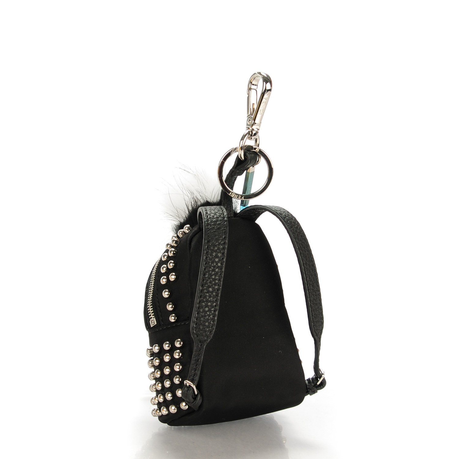 black studded backpack purse