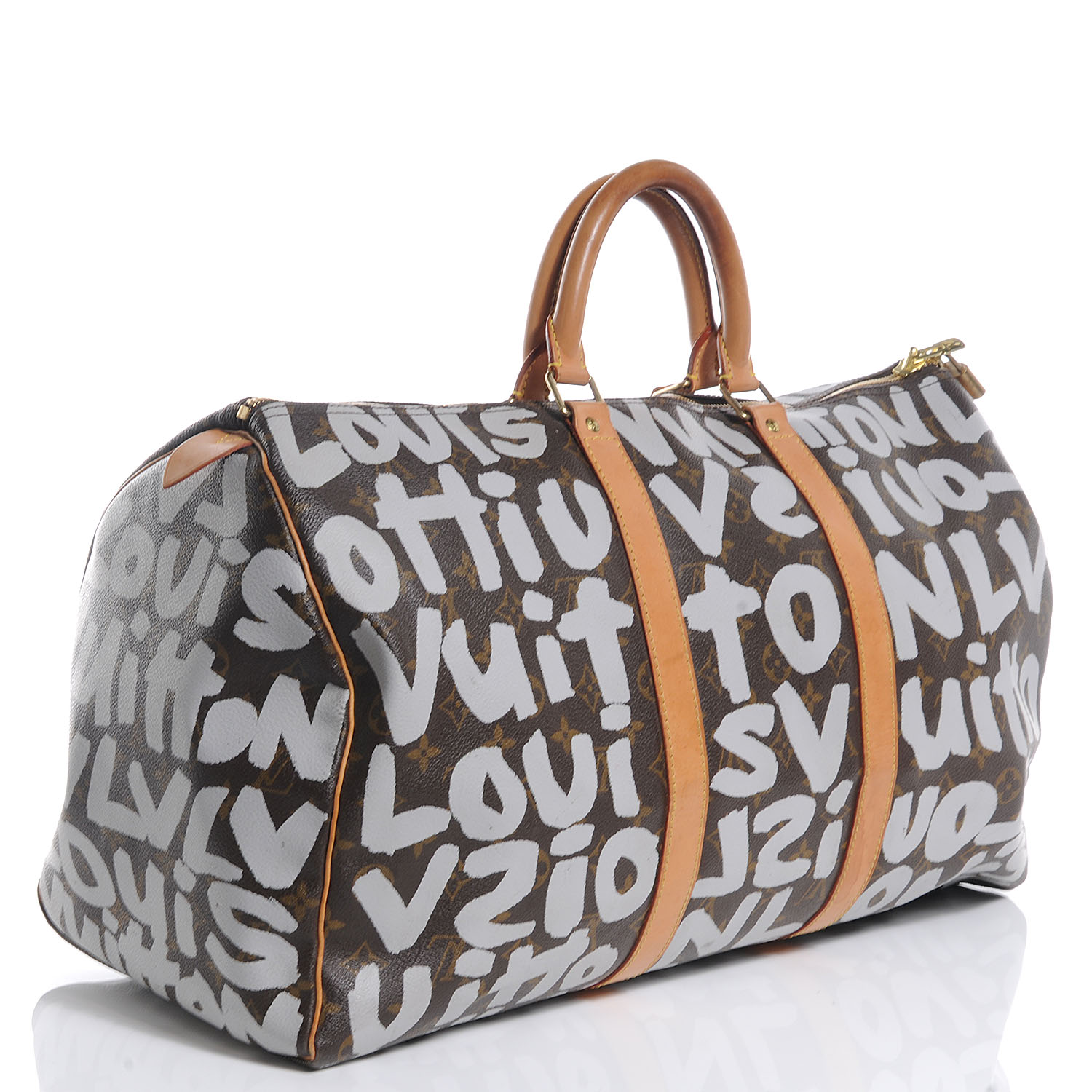 Louis Vuitton Limited Edition Beige Graffiti Stephen Sprouse Accessories  Pochette Bag - Yoogi's Closet