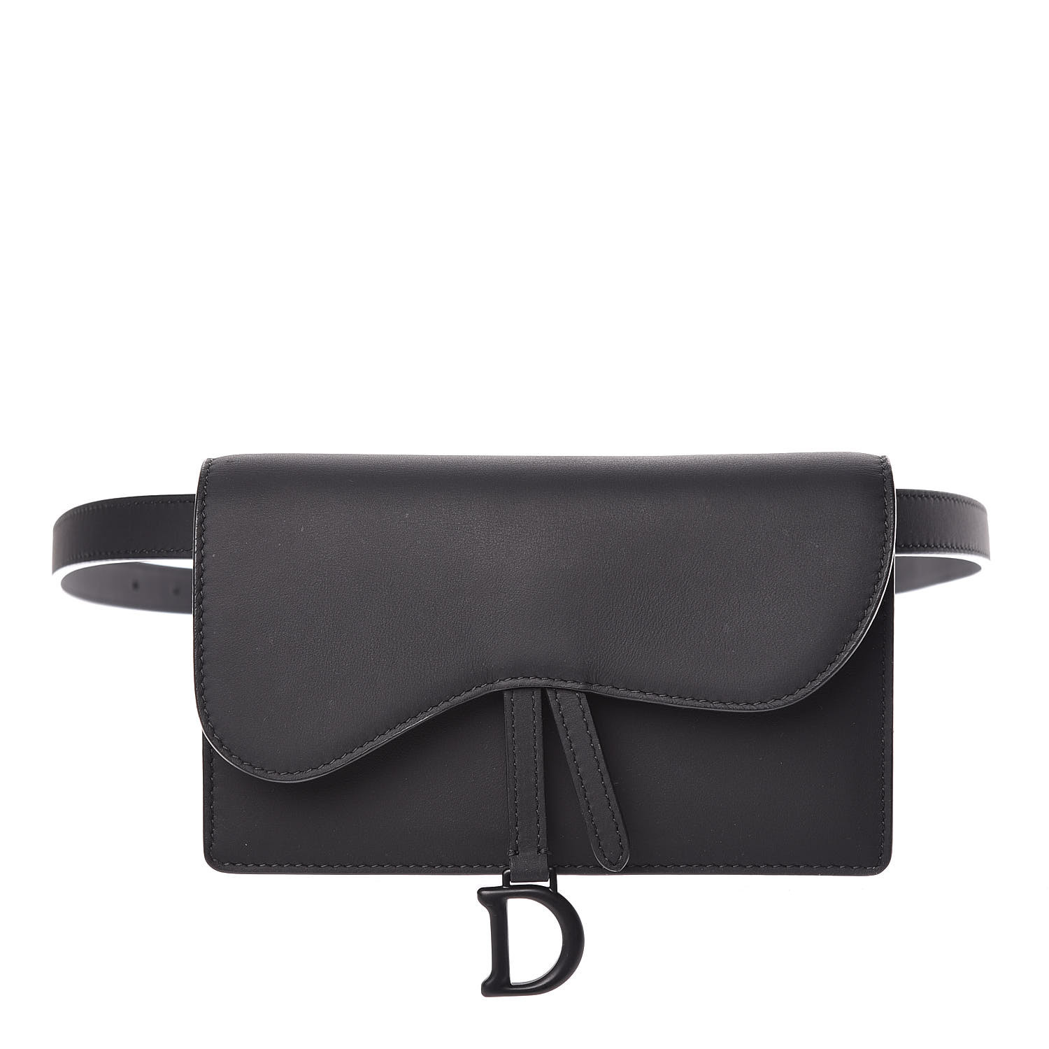 Dior Saddle Bag Black Ultramatte Calfskin