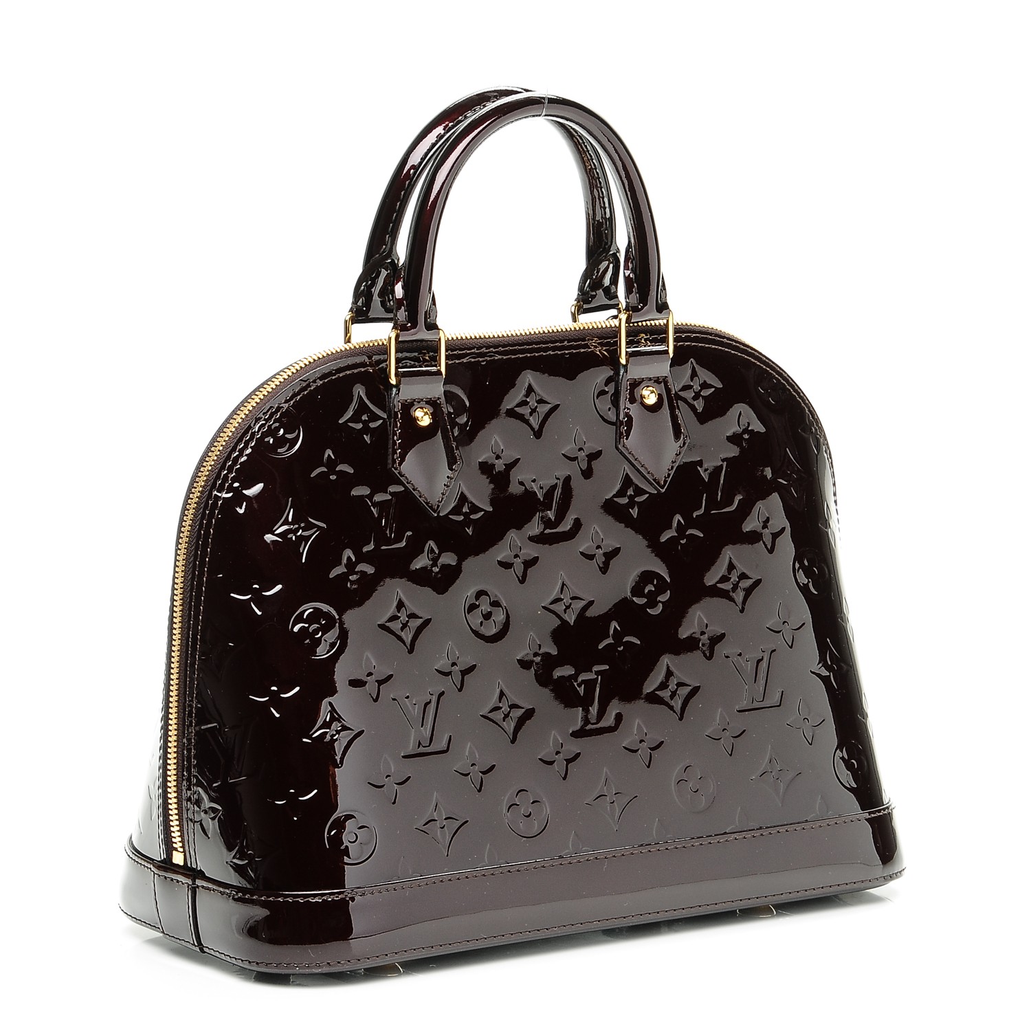 louis vuitton vernis alma pm amarante