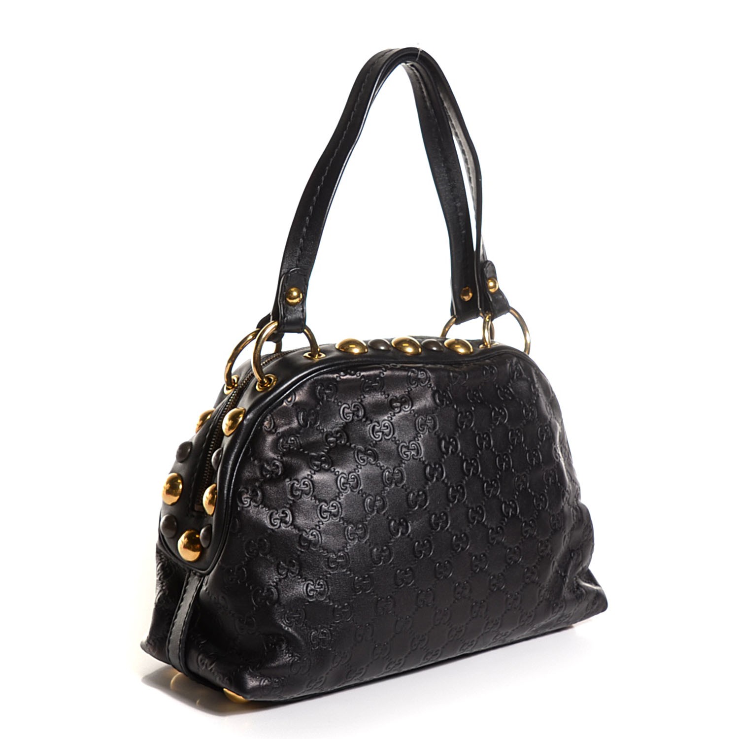 black guccissima bag