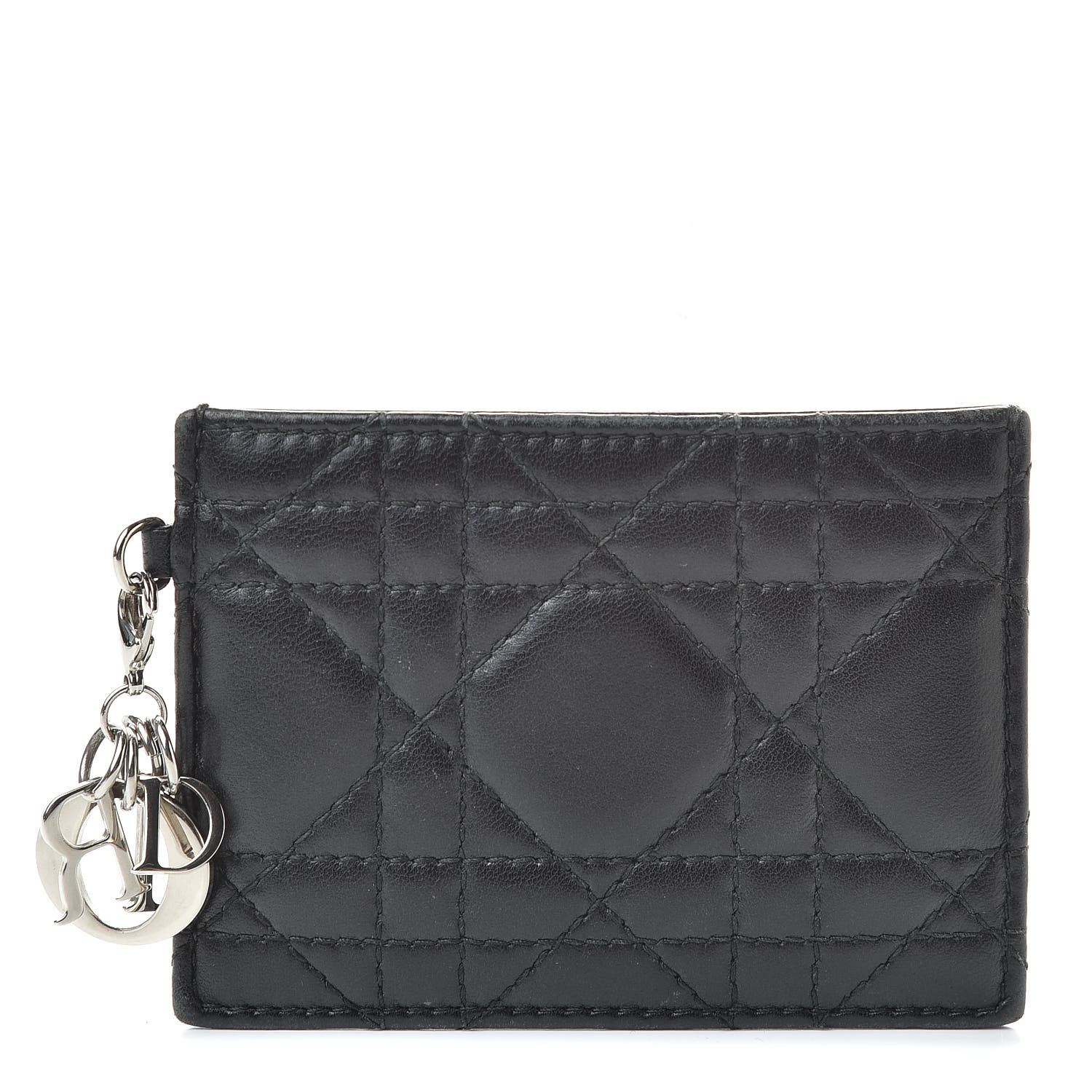 lady dior zip card holder